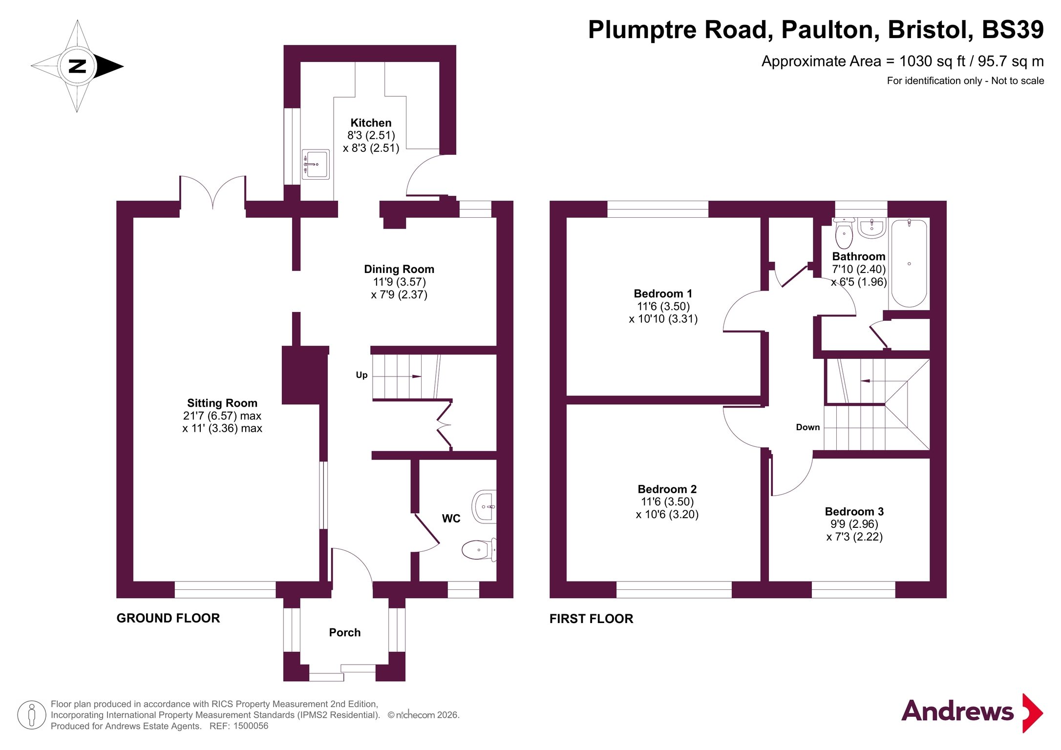 46, Plumptre Road, Bristol floorplan