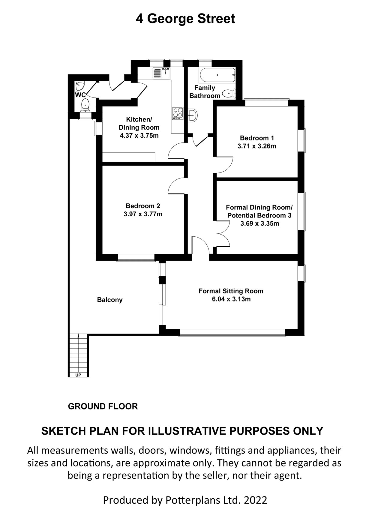Street, Hunters Quay, Dunoon, Argyll And Bute PA23, 3 bedroom