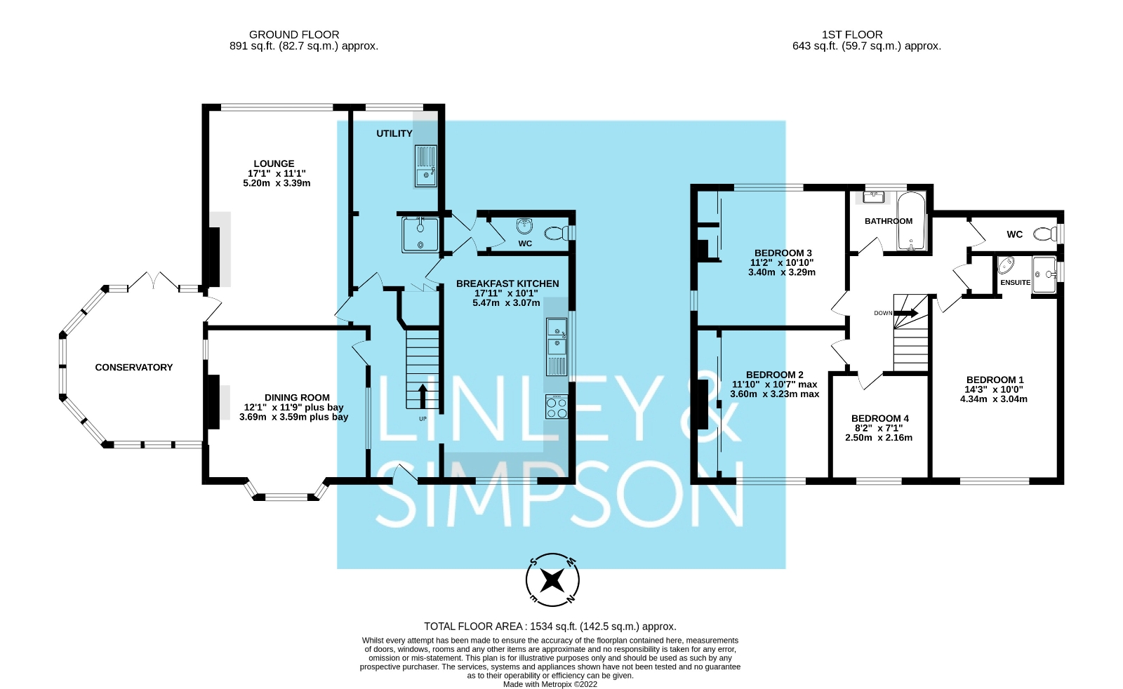 62, Danum Road, York floorplan