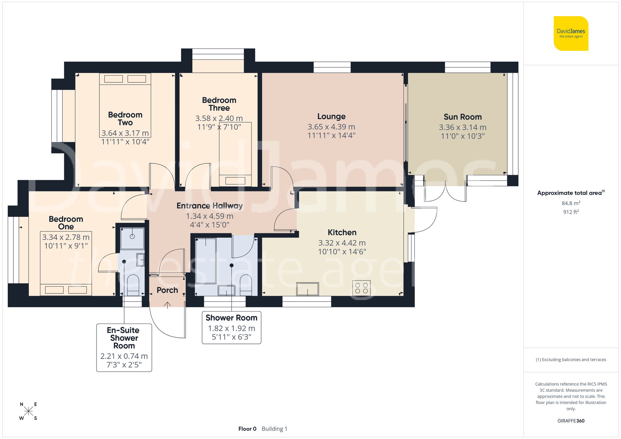 23 Greenwood Avenue, Nottingham floorplan