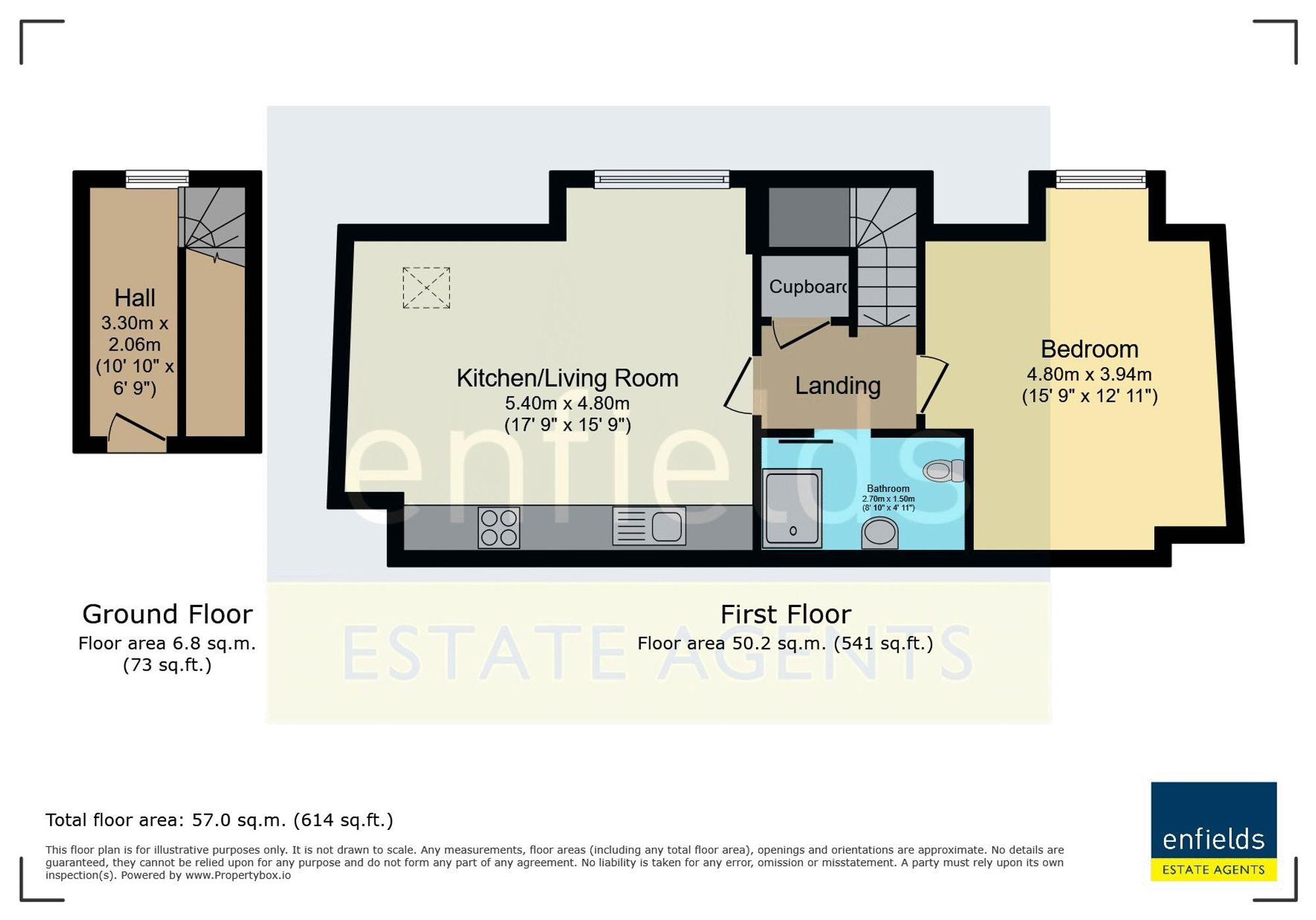 Flat 4, 2 Norrish Road, Poole floorplan