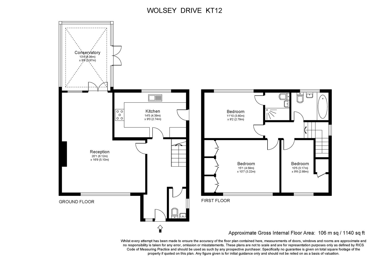 3 Bedrooms Semi-detached house for sale in Wolsey Drive, Walton-On-Thames KT12