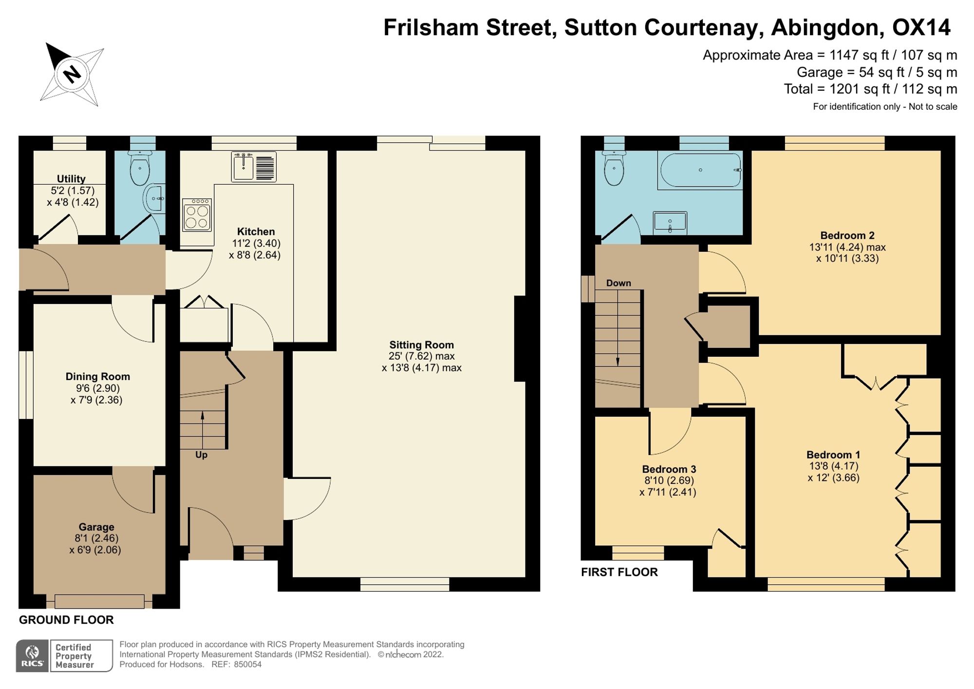 1, Frilsham Street, Sutton Courtenay, OX14 floorplan