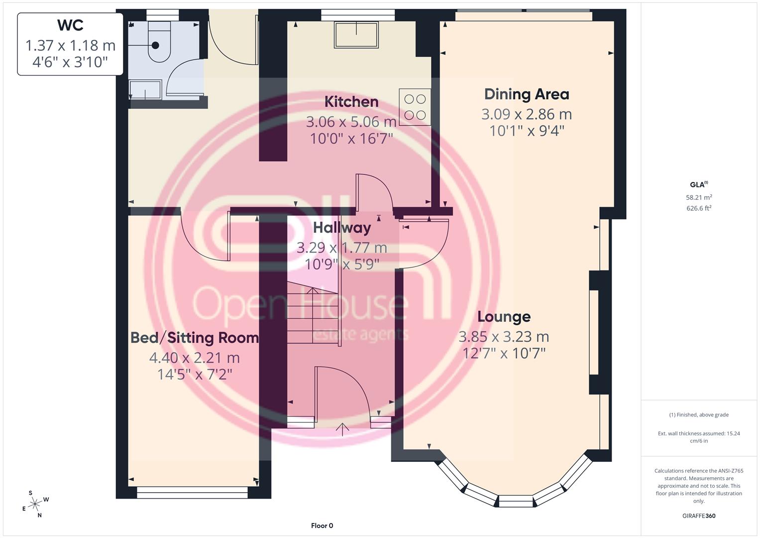 25, Faversham Road, Burton-On-Trent floorplan