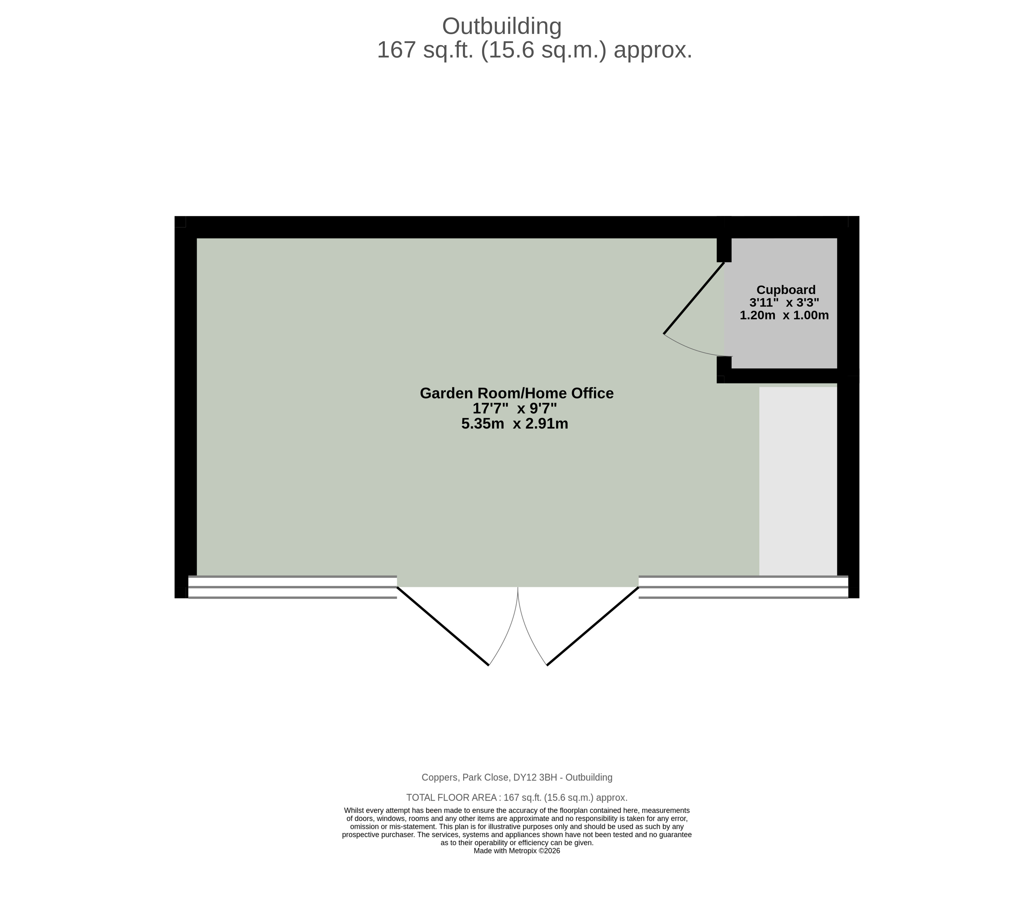 The Coppers,, Park Close, Kinlet floorplan