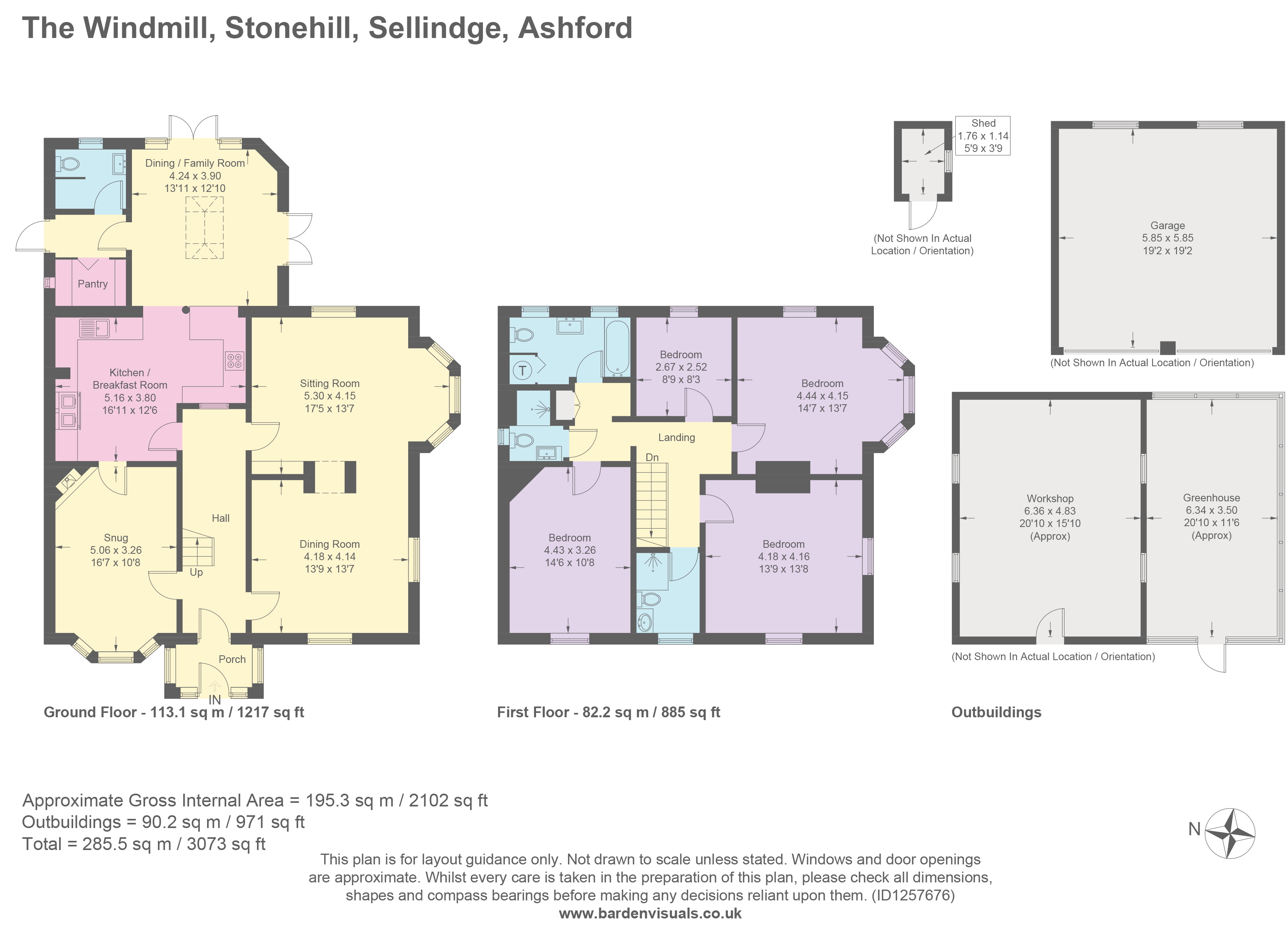 THE WINDMILL, Stonehill, Sellindge floorplan