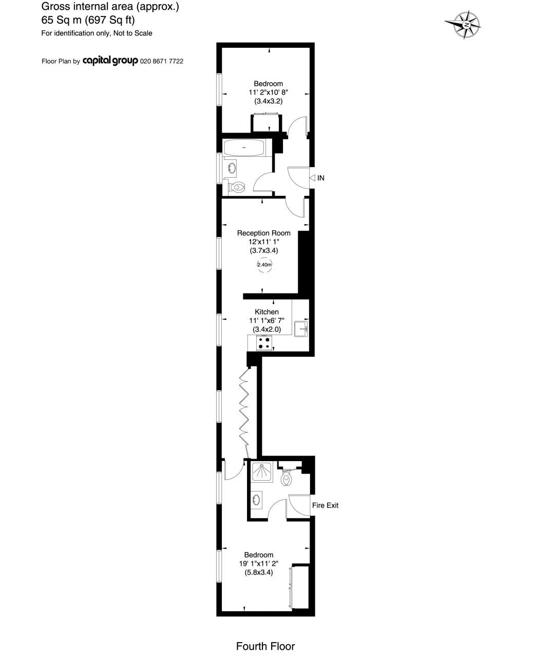 Kensington Gardens Square, London floorplan