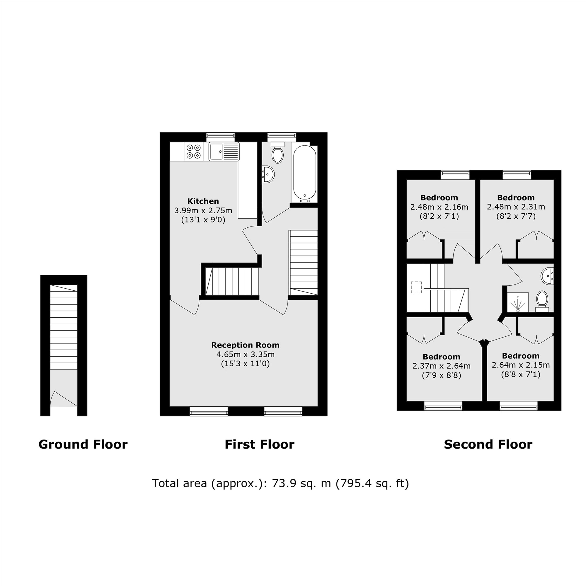 18a Abbey Parade, Merton High Street, London floorplan