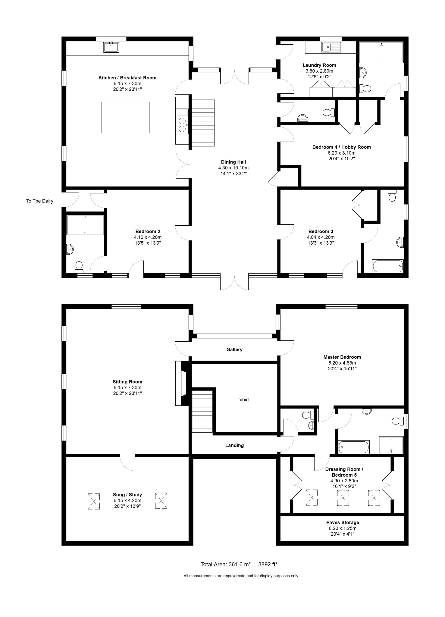 West Heath Barn, Lynn Lane, King's Lynn floorplan