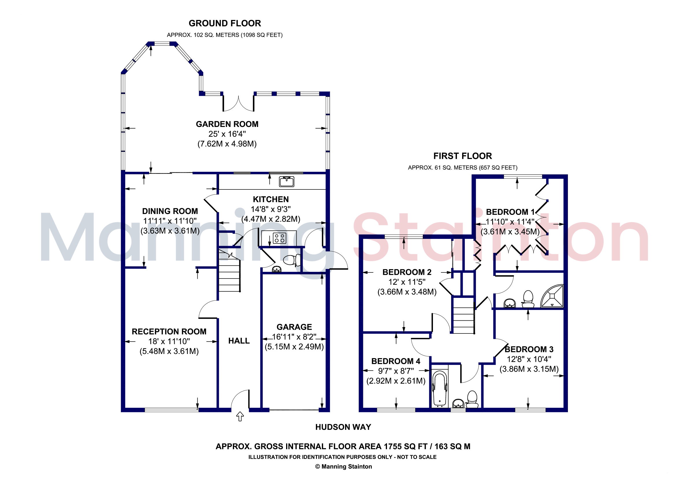 68, Hudson Way, North Yorkshire floorplan