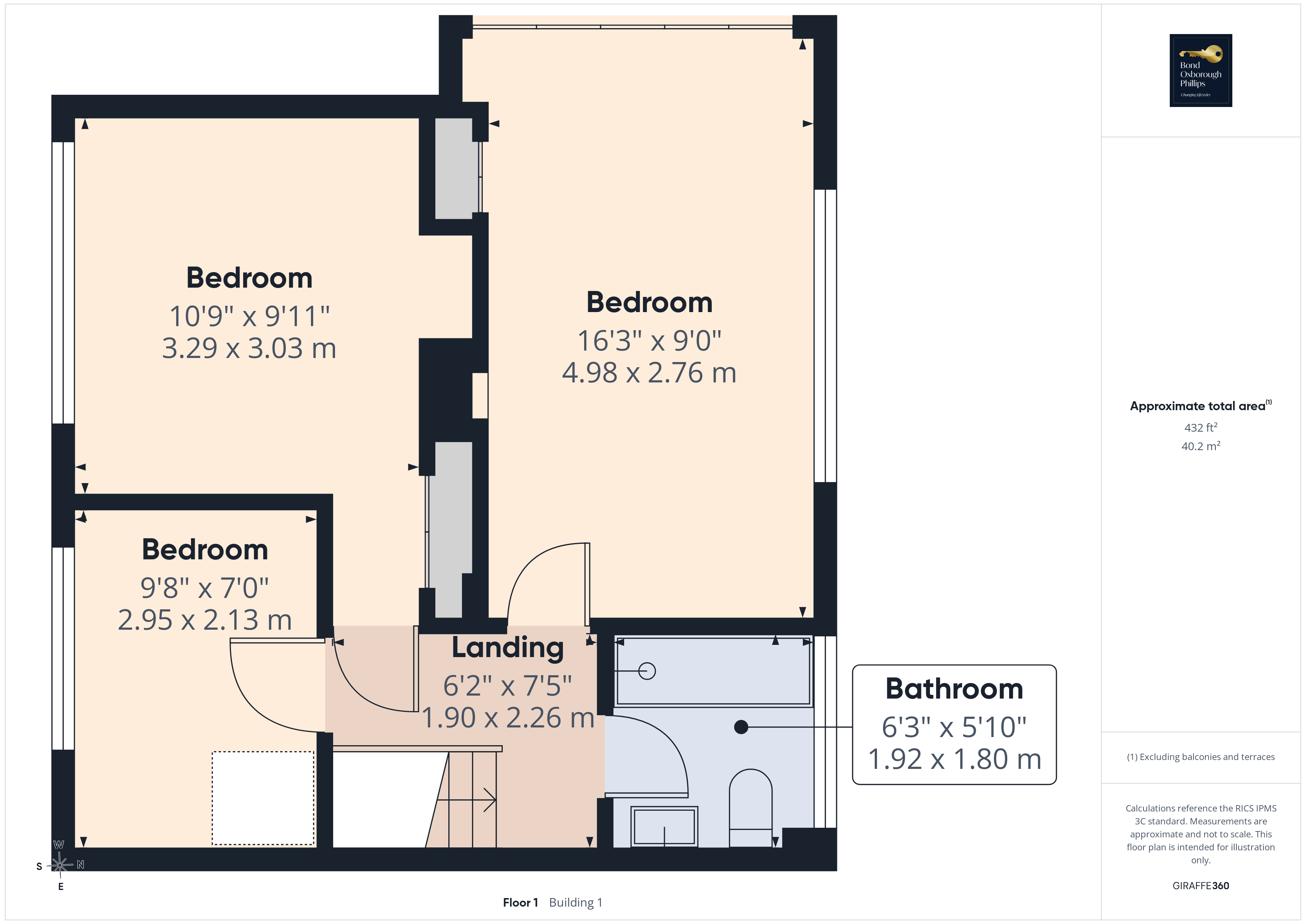 29, Queens Park, Cornwall floorplan