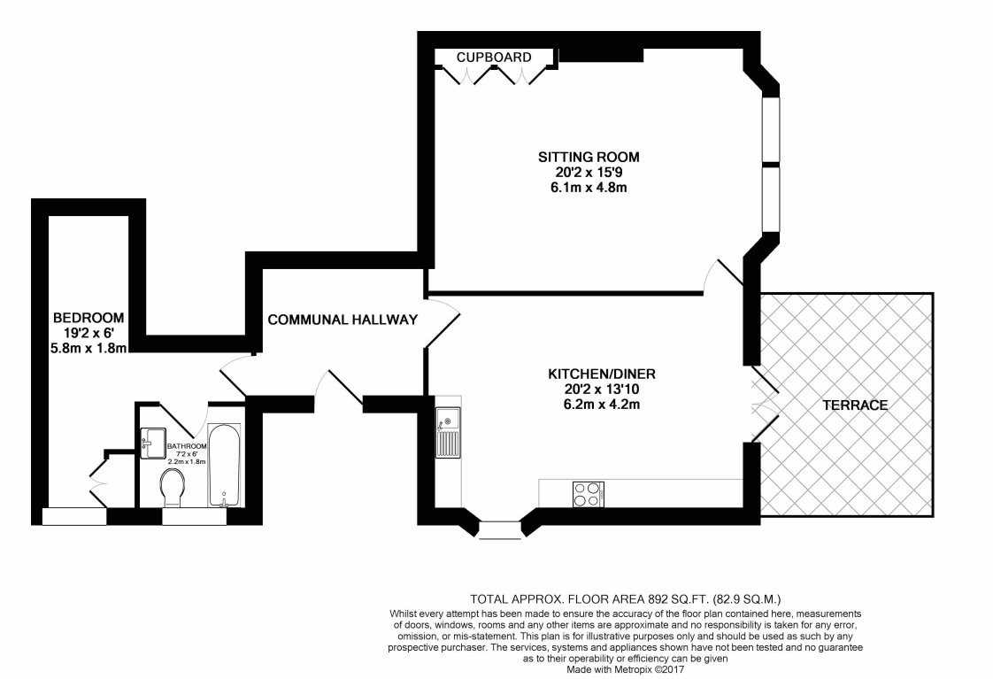 1 Bedrooms Flat to rent in Lansdown Place, Clifton, Bristol BS8