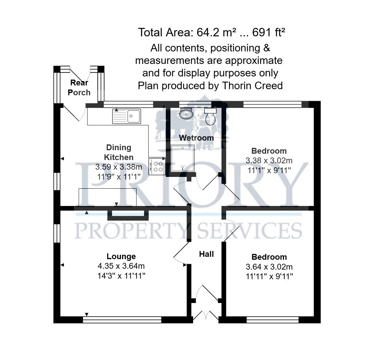 158, Park Lane, Biddulph floorplan