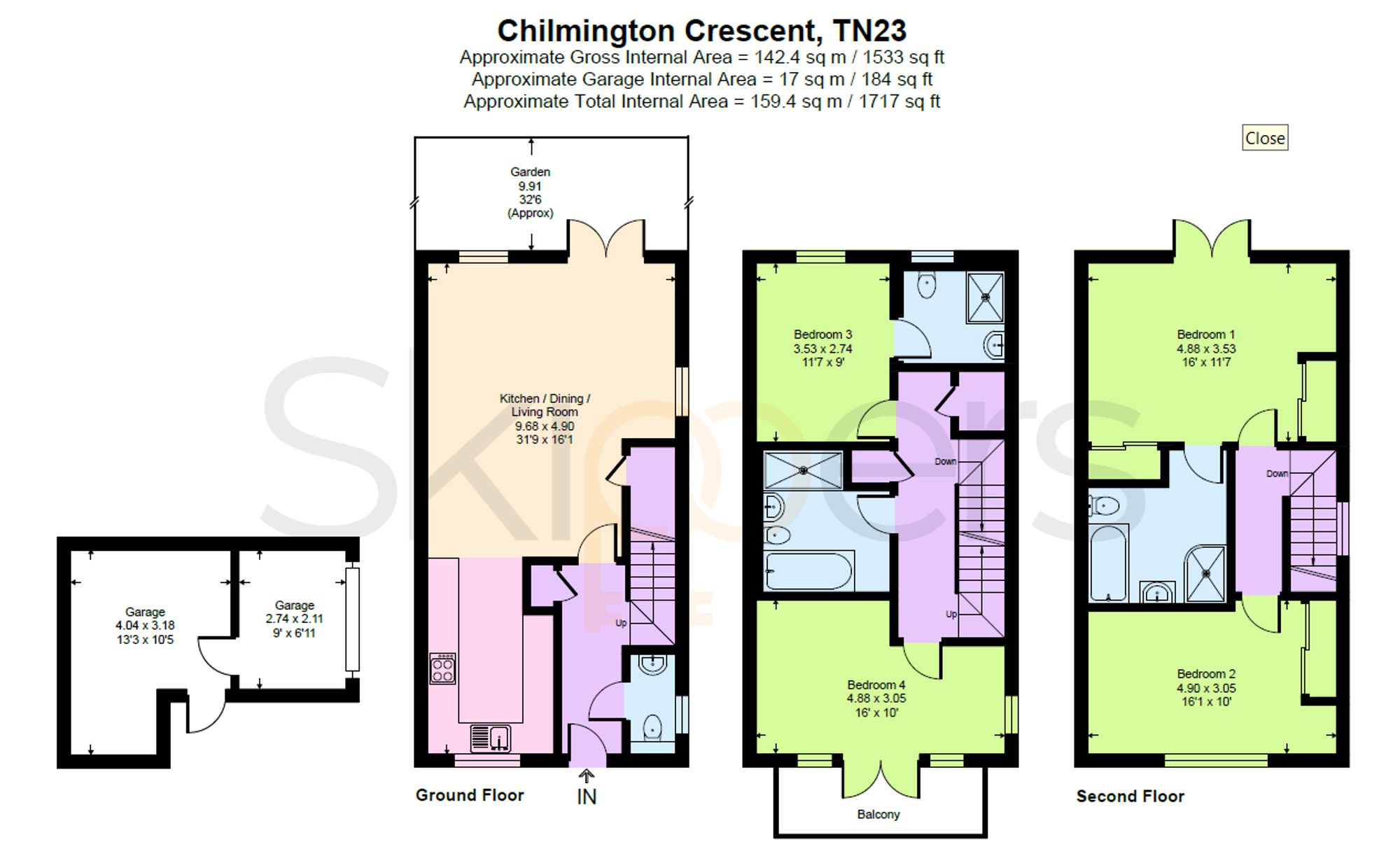 14 Chilmington Crescent, Ashford floorplan