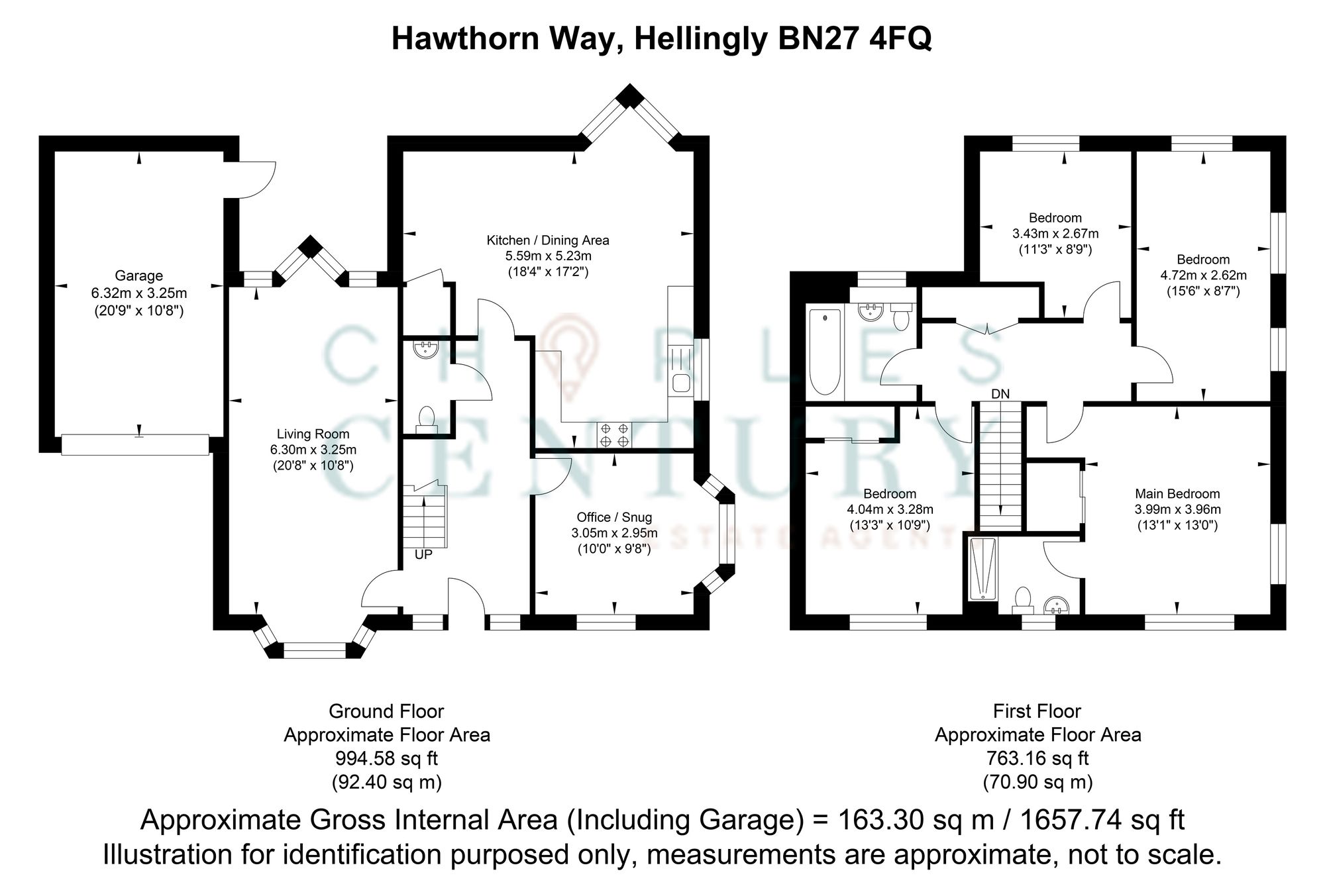 22 Hawthorn Way, Hailsham floorplan
