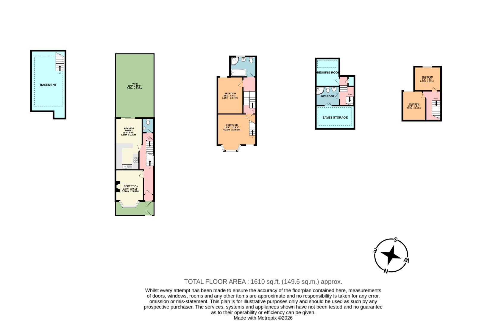 51, Belgrade Road, London floorplan
