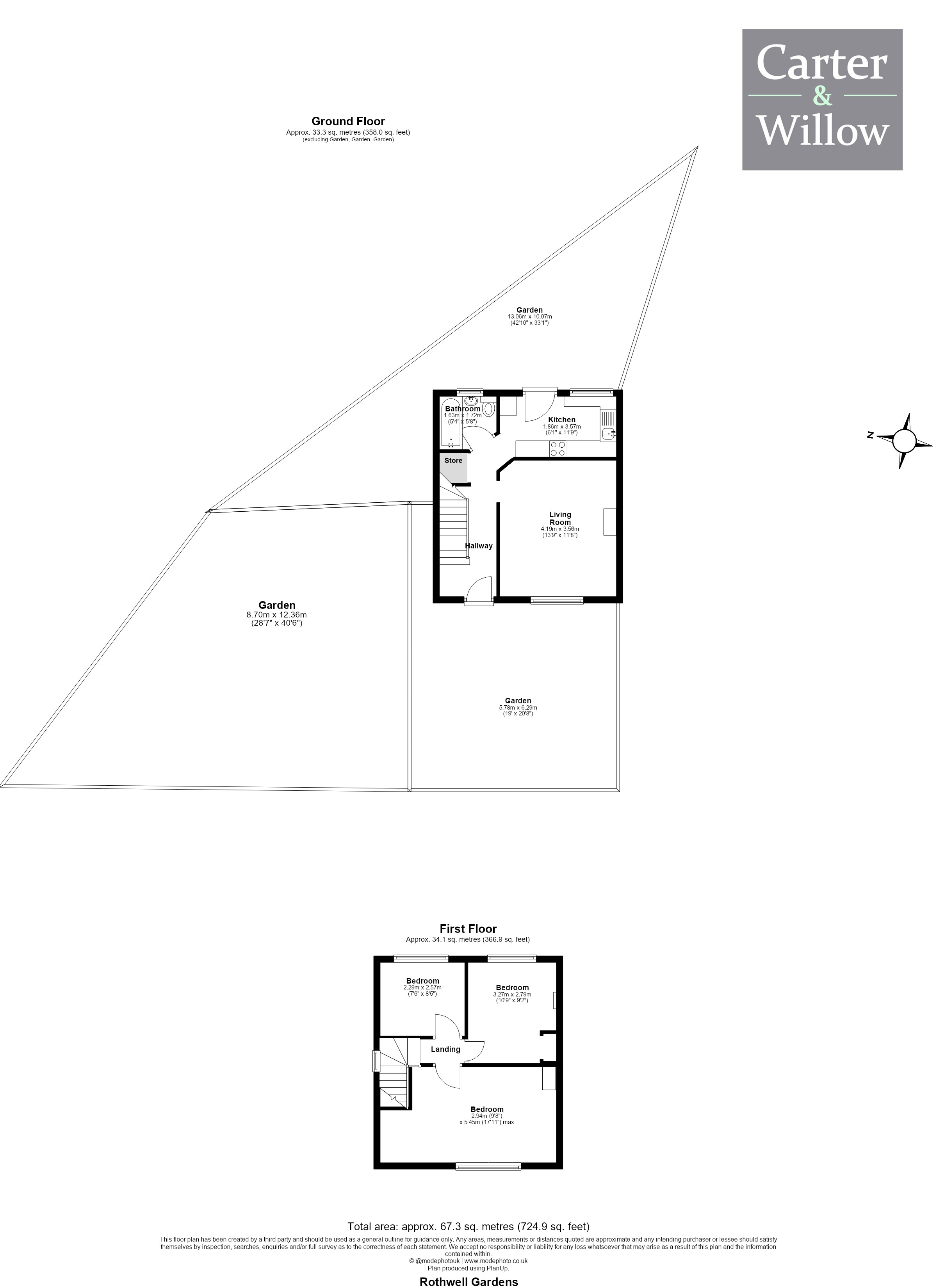 35, Rothwell Gardens, Dagenham floorplan