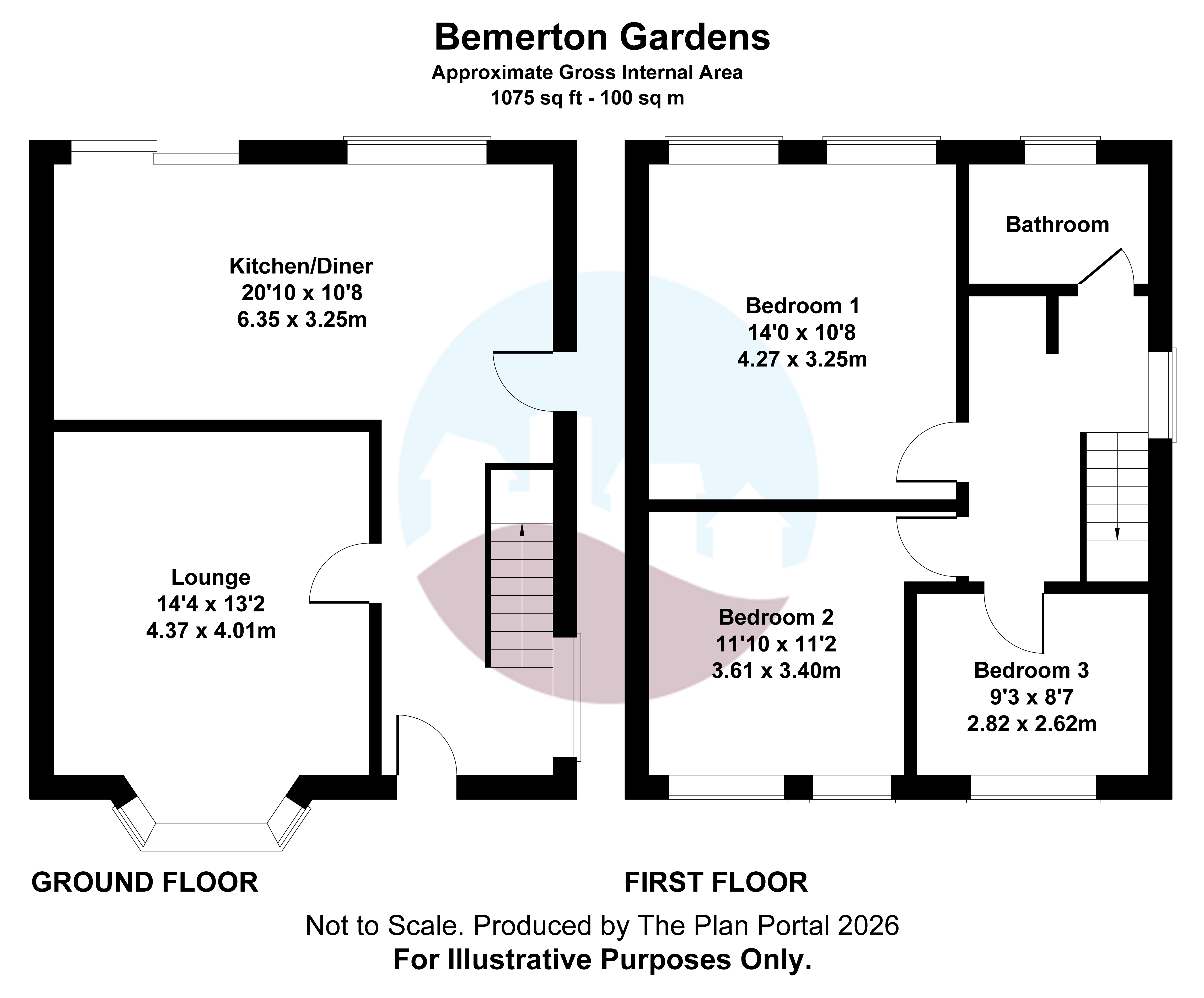 73, Bemerton Gardens, Frinton-on-Sea floorplan