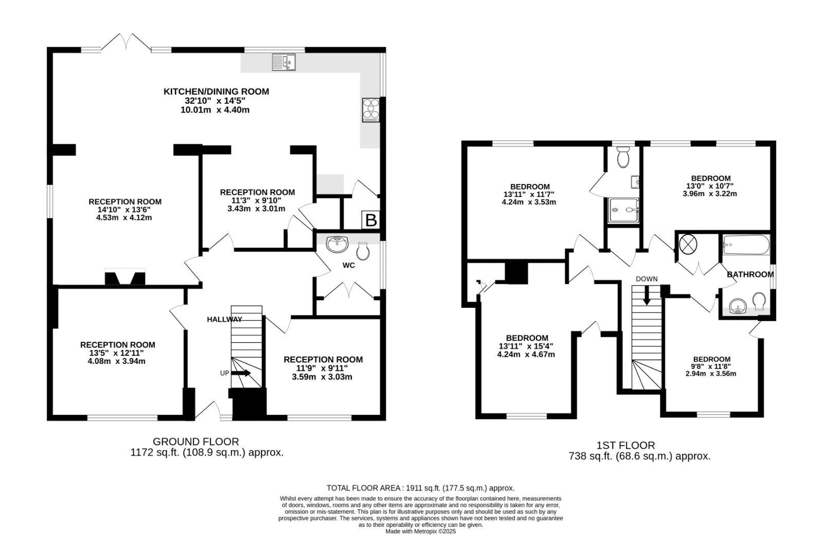 Rosebank,, Aldermaston Road, Tadley floorplan