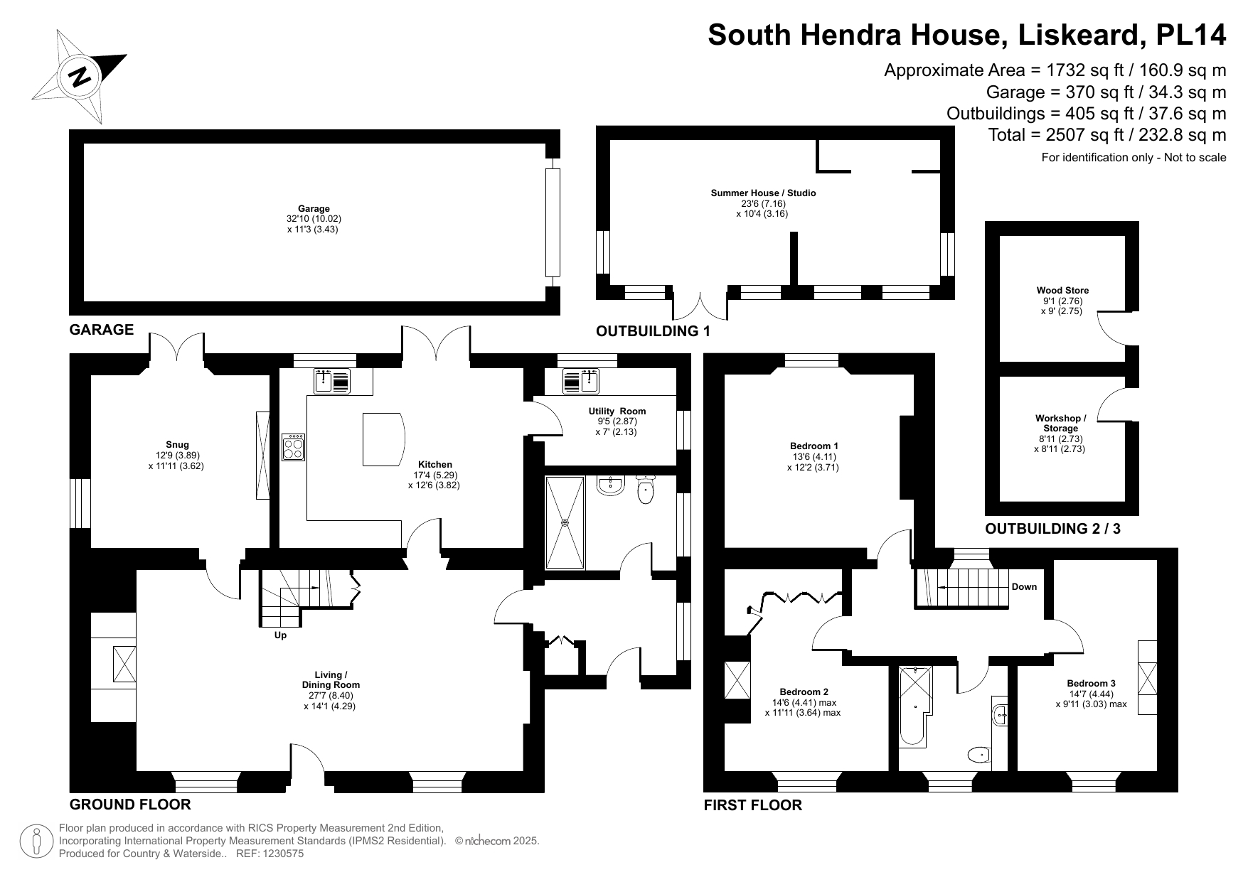 South Hendra House,, Liskeard, Cornwall floorplan