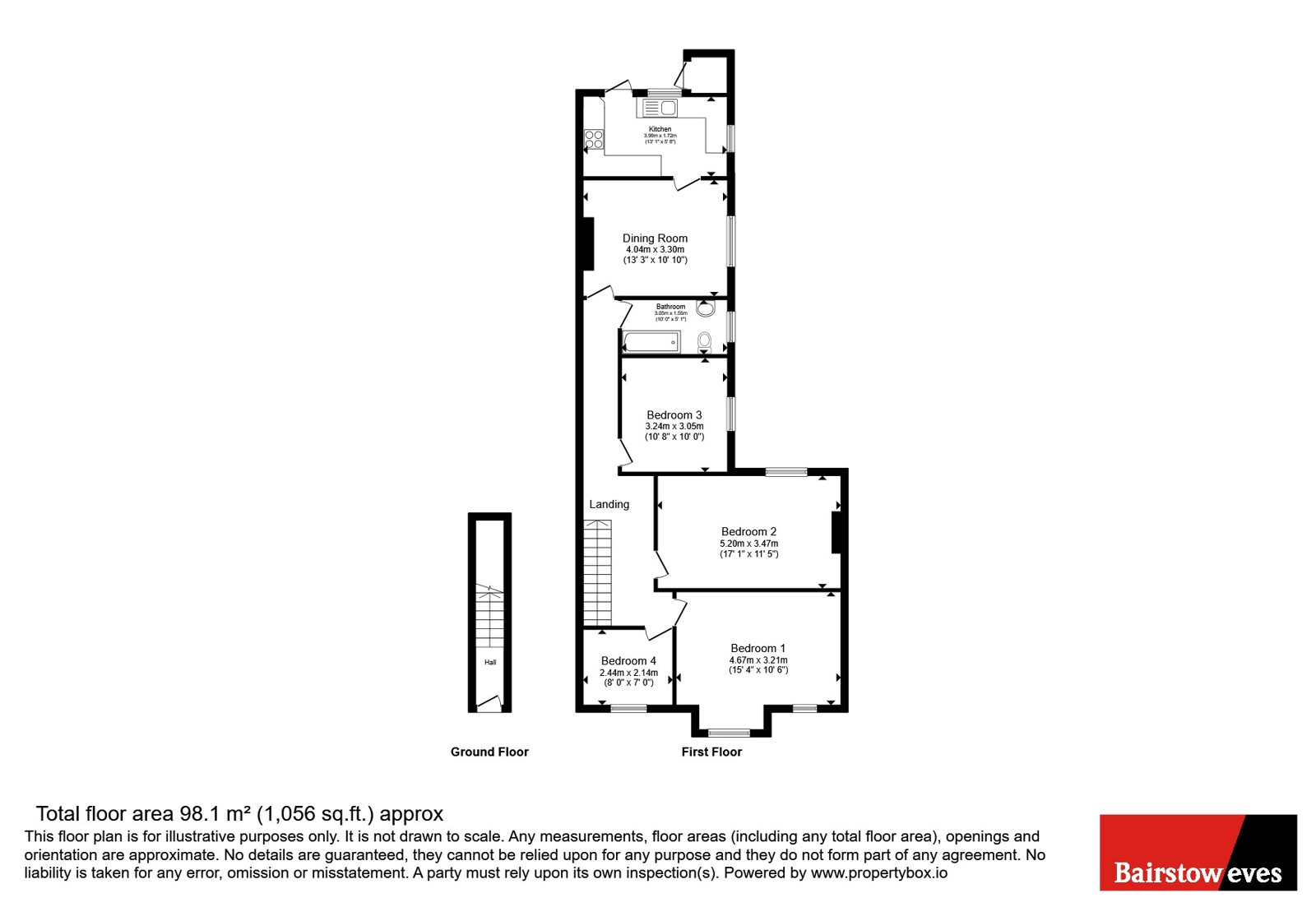 14 Riverview Flats,, London Road, Essex floorplan