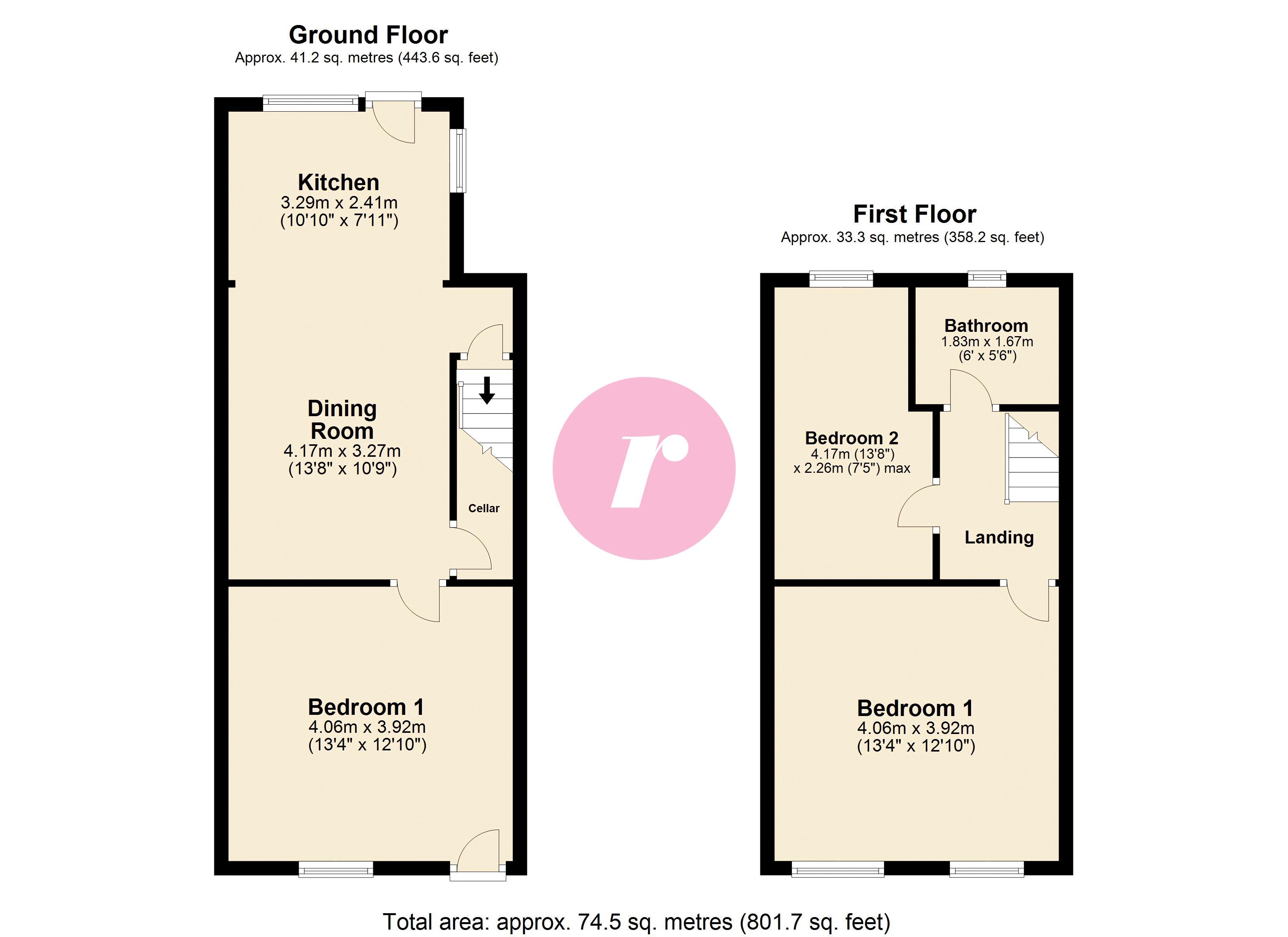 164, Huddersfield Road, Rochdale floorplan