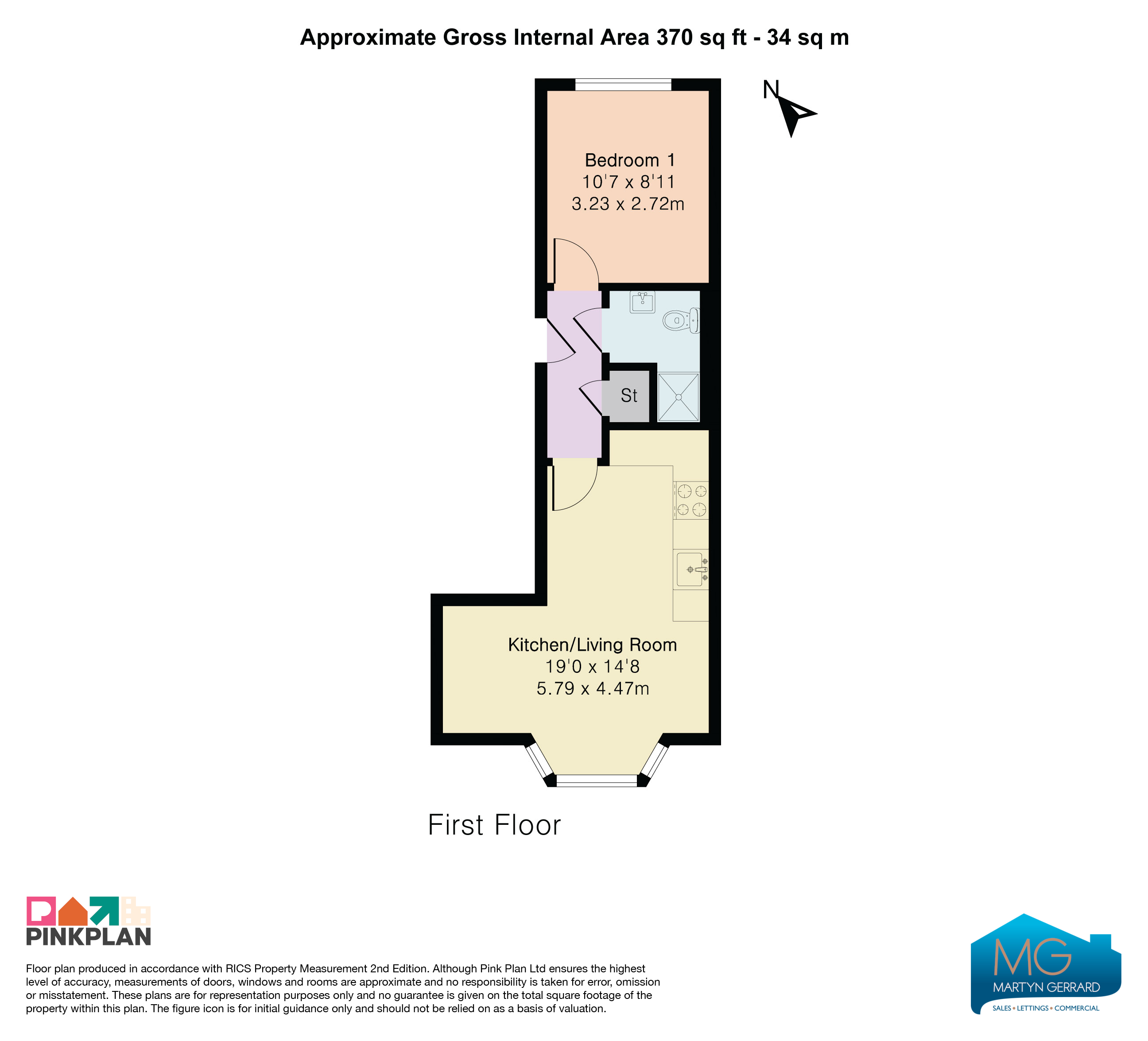 Flat 4, 2, Parkhurst Road, London floorplan