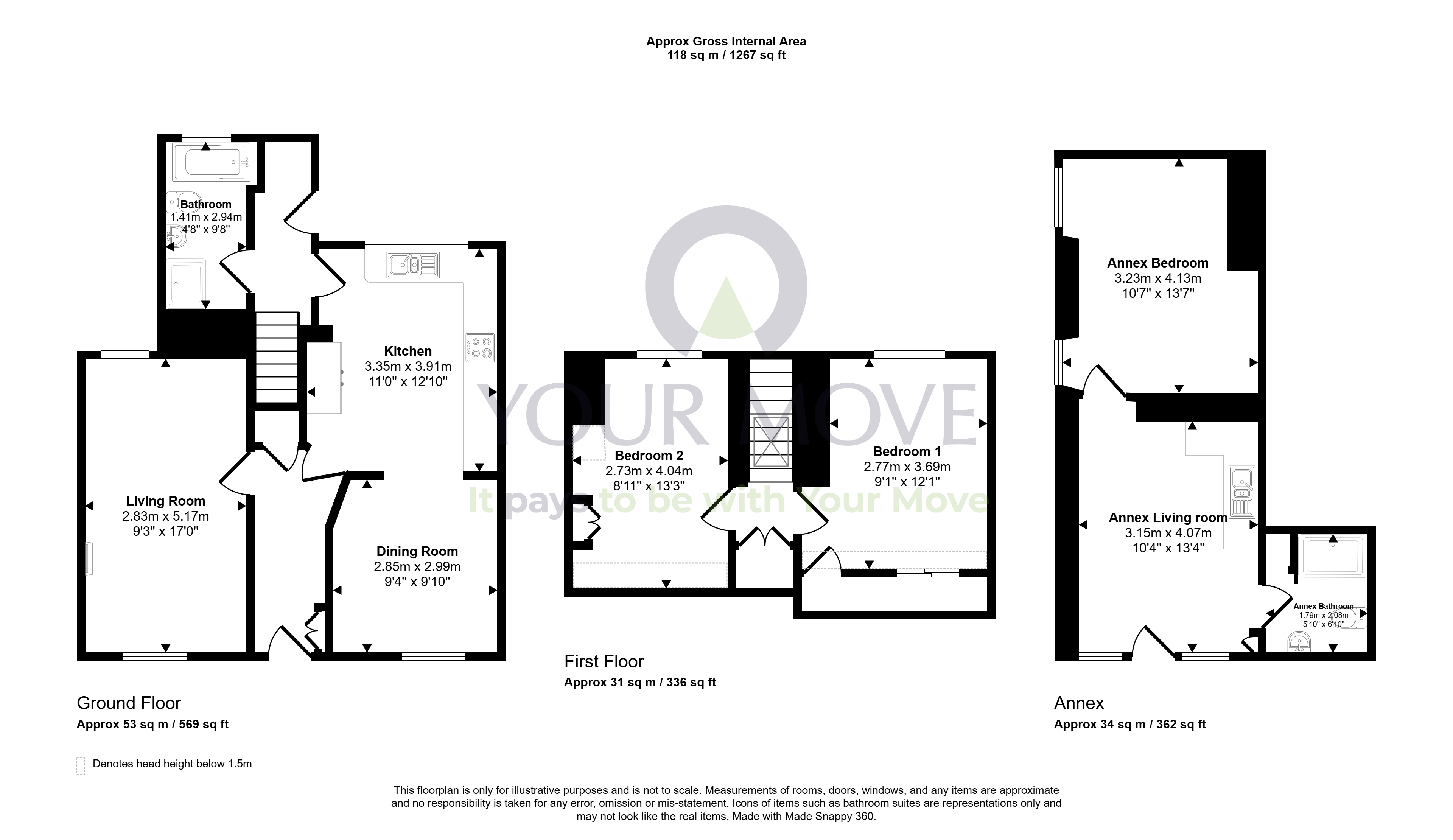 24, Main Street, Newton Stewart floorplan