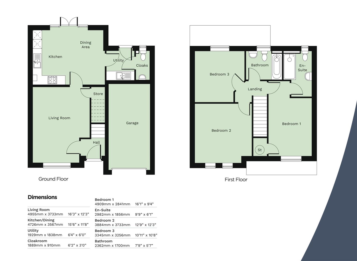 Plot 49, The Poplar, High Oakham Ridge, Mansfield floorplan