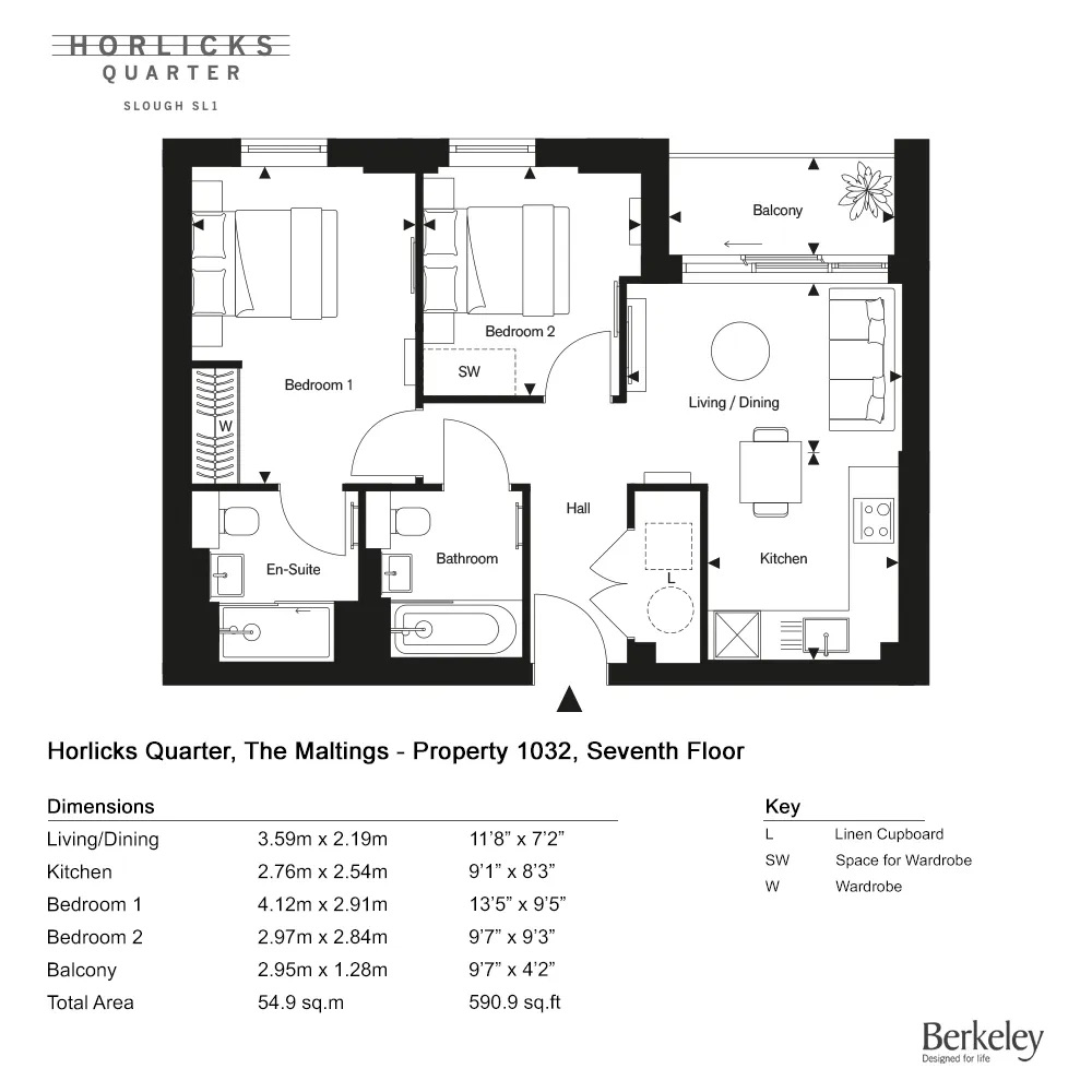 Horlicks Quarter, Berkshire, Stoke Gardens, Slough floorplan