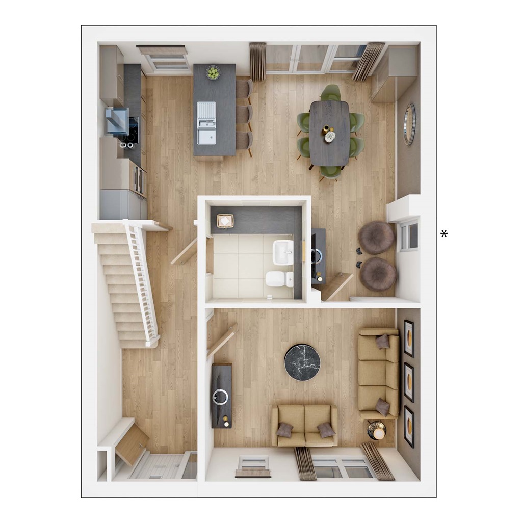 Hampden Fields West, Peter Weedon Way, Off Wendover Road, Aylesbury floorplan