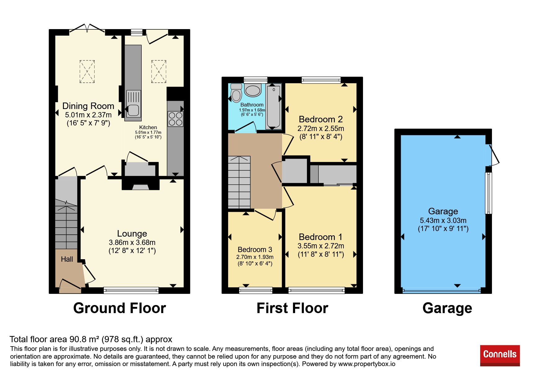 9, Queens Road, NEW ROMNEY floorplan