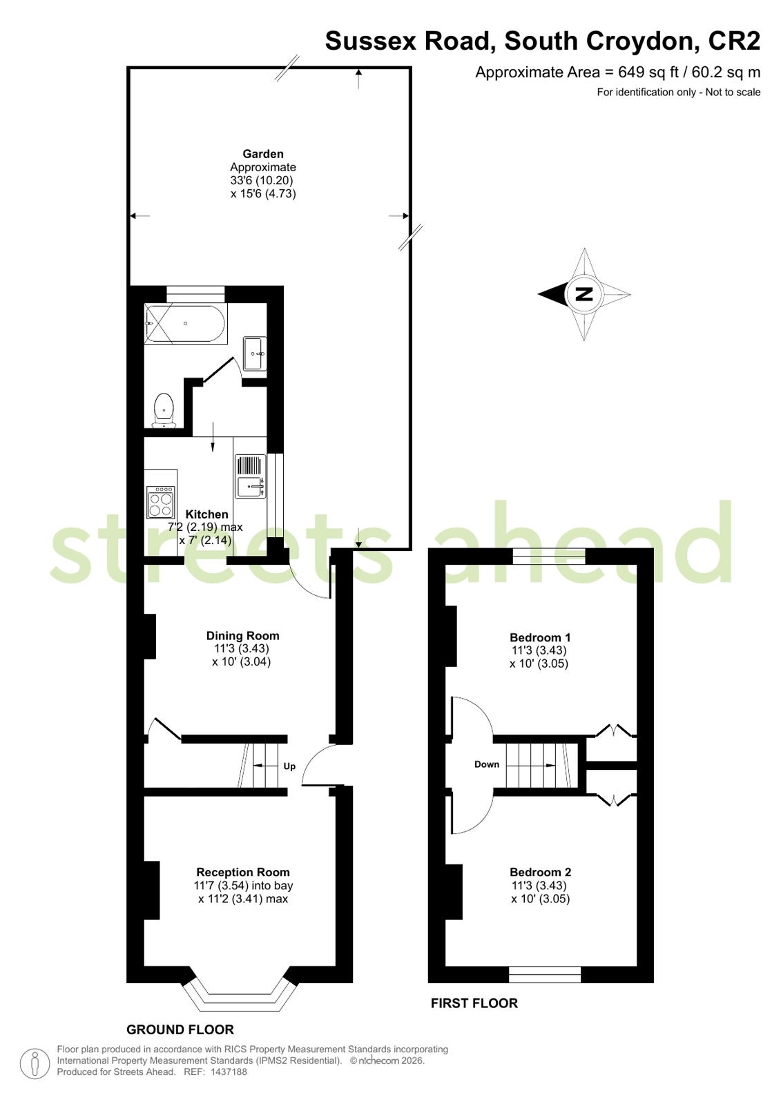 24, Sussex Road, South Croydon floorplan
