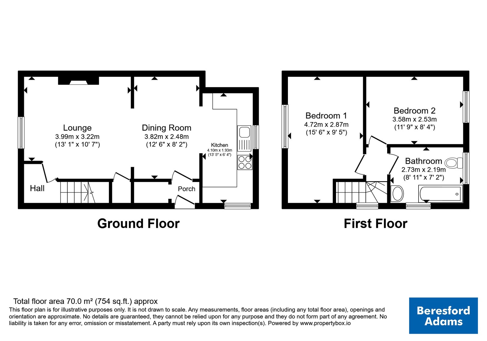 10, Cunliffe Walk, Wrexham floorplan