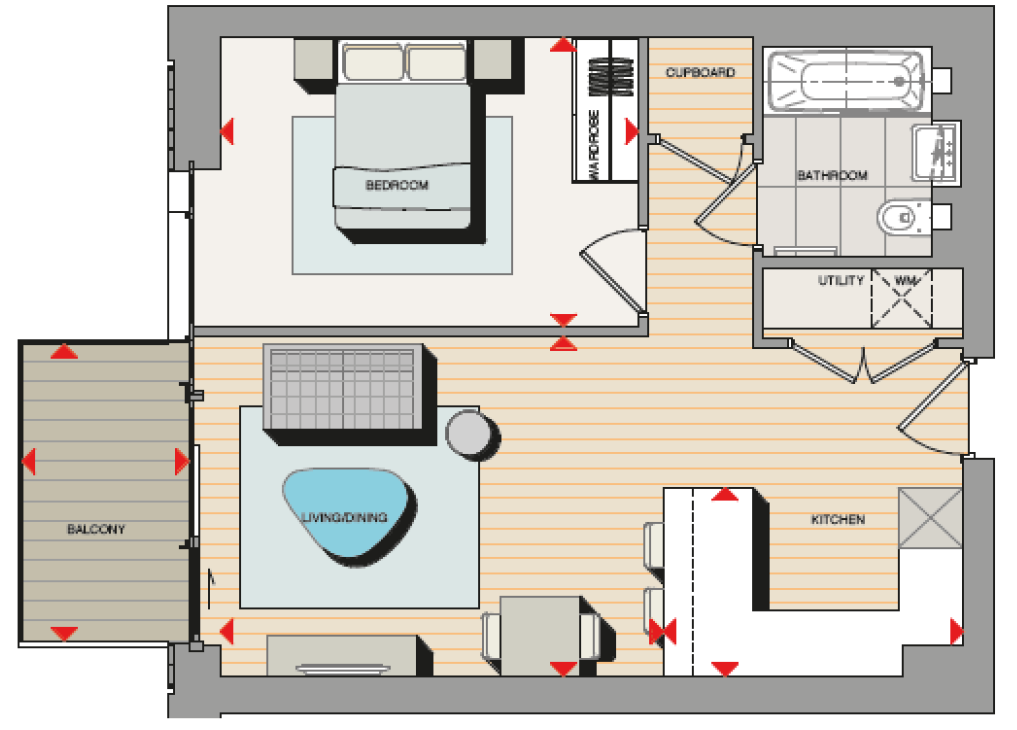1 Bedrooms Flat to rent in Judde House, Waterfront III, Royal Arsenal Riverside SE18