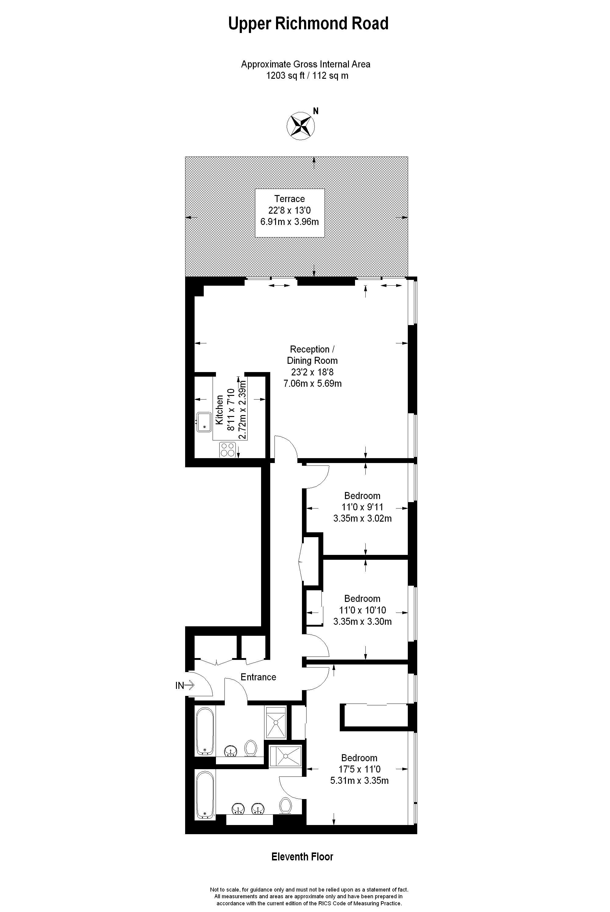 3 Bedrooms Flat to rent in Stamford Square, London SW15