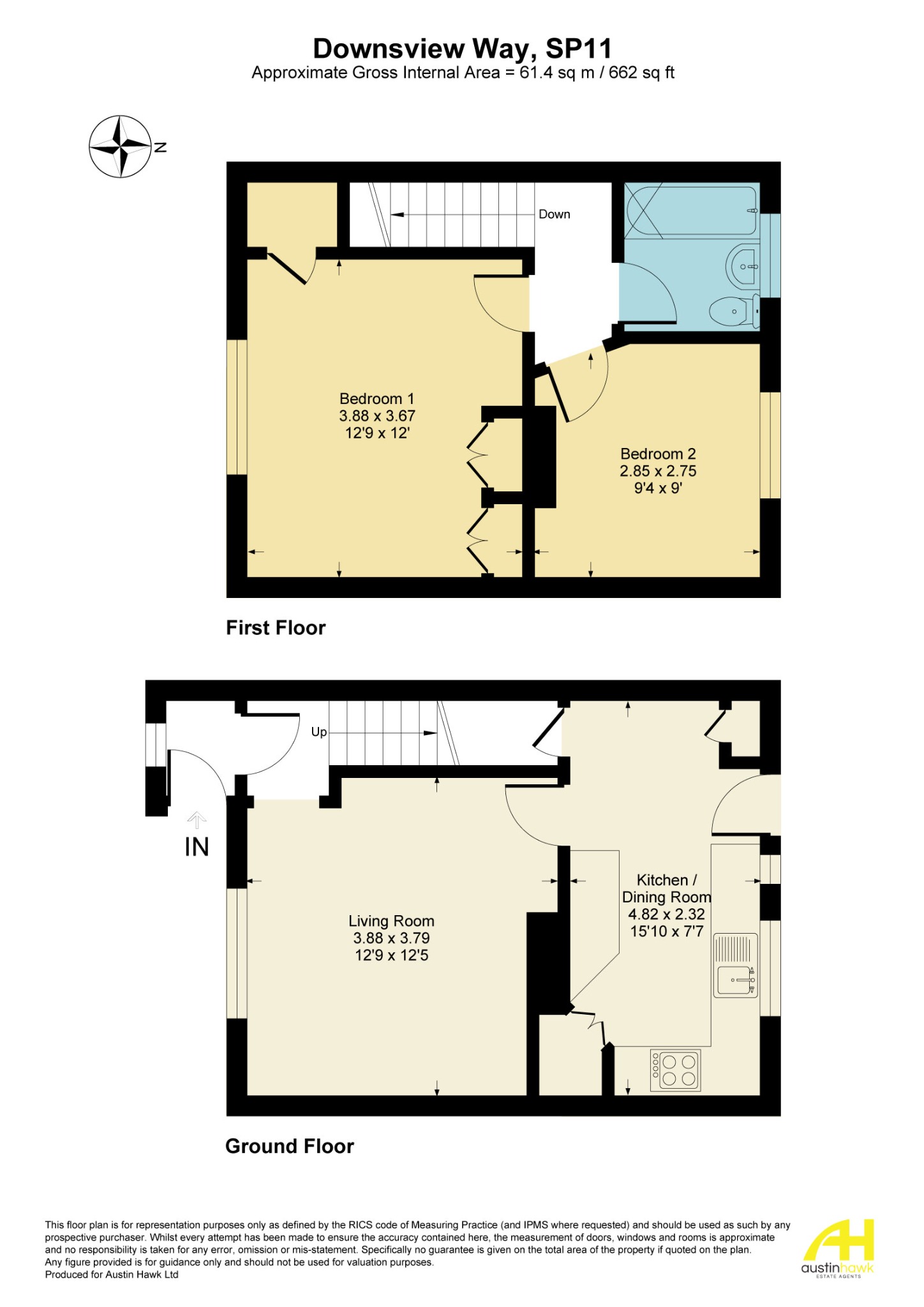 31 Downsview Way, Perham Down, Andover floorplan