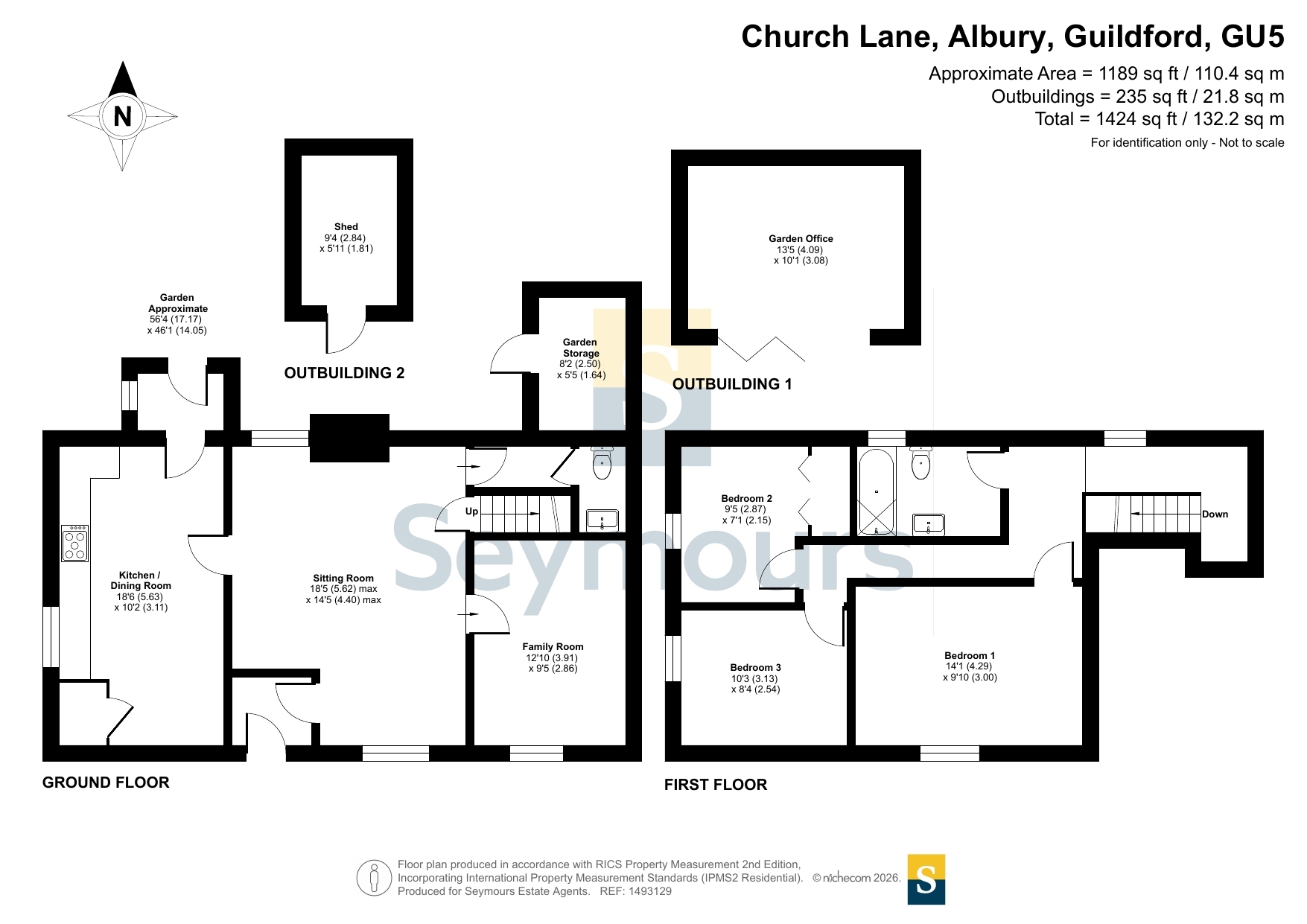 Betswy Cottage,, Church Lane, Guildford floorplan