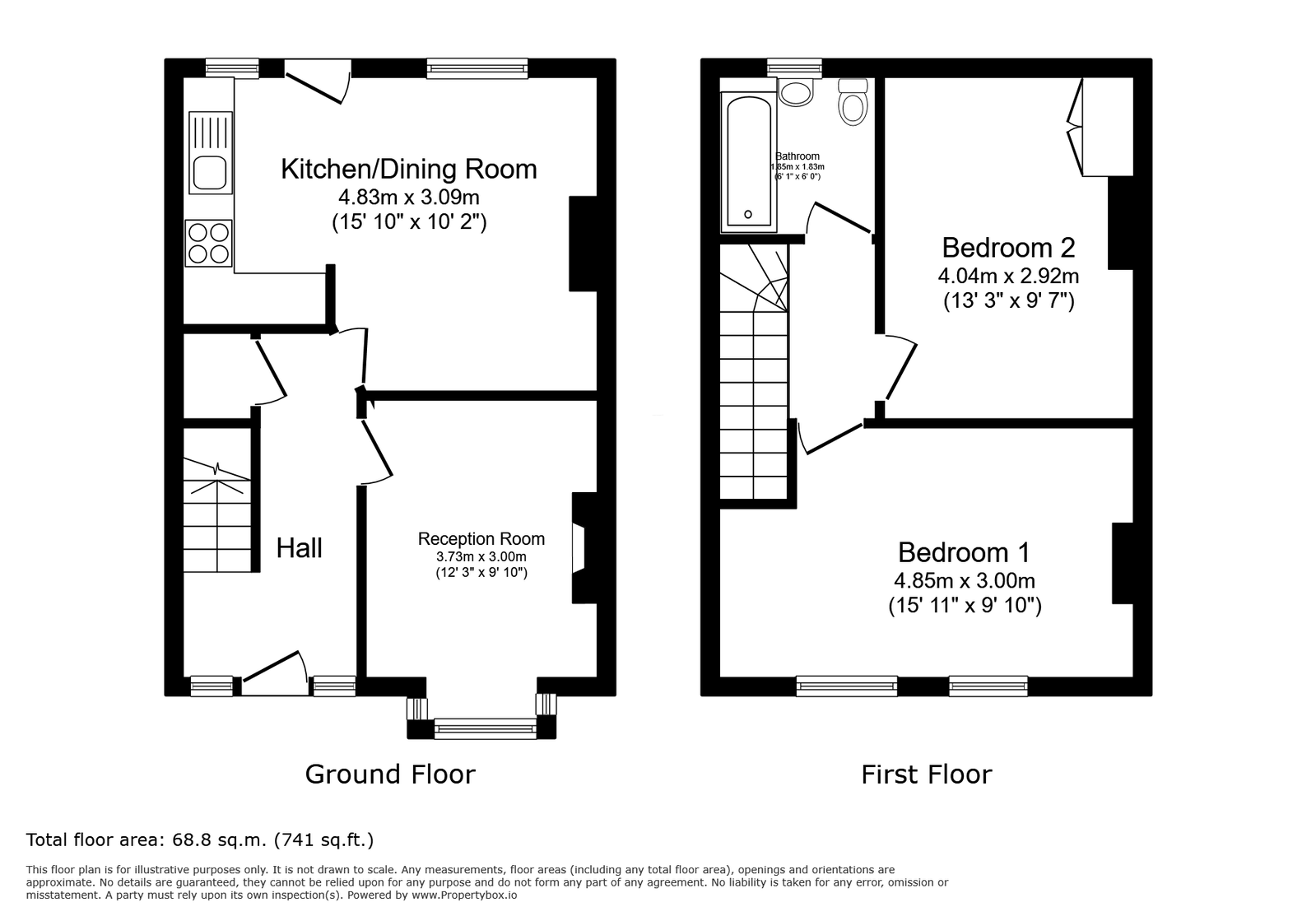 121, Cecil Street, Swansea floorplan