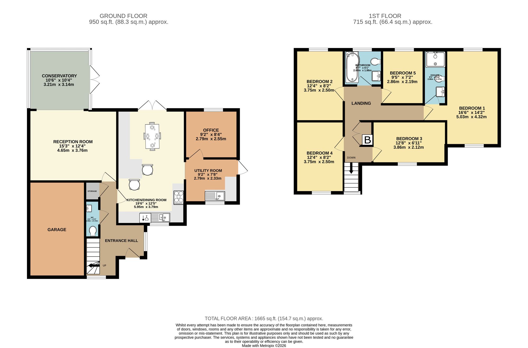 45 Cwrt Y Coed, Blackwood floorplan