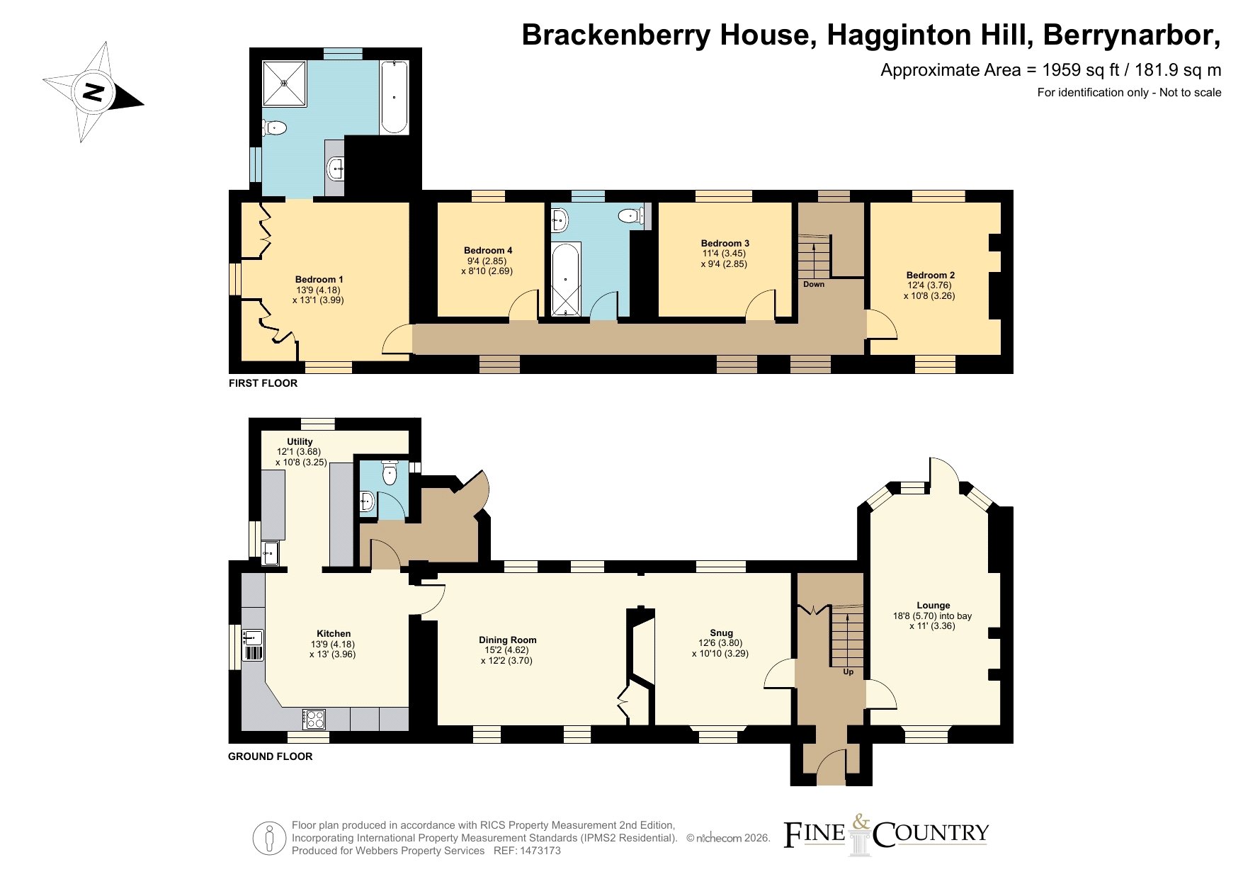 Brackenberry House,, Hagginton Hill, Ilfracombe floorplan