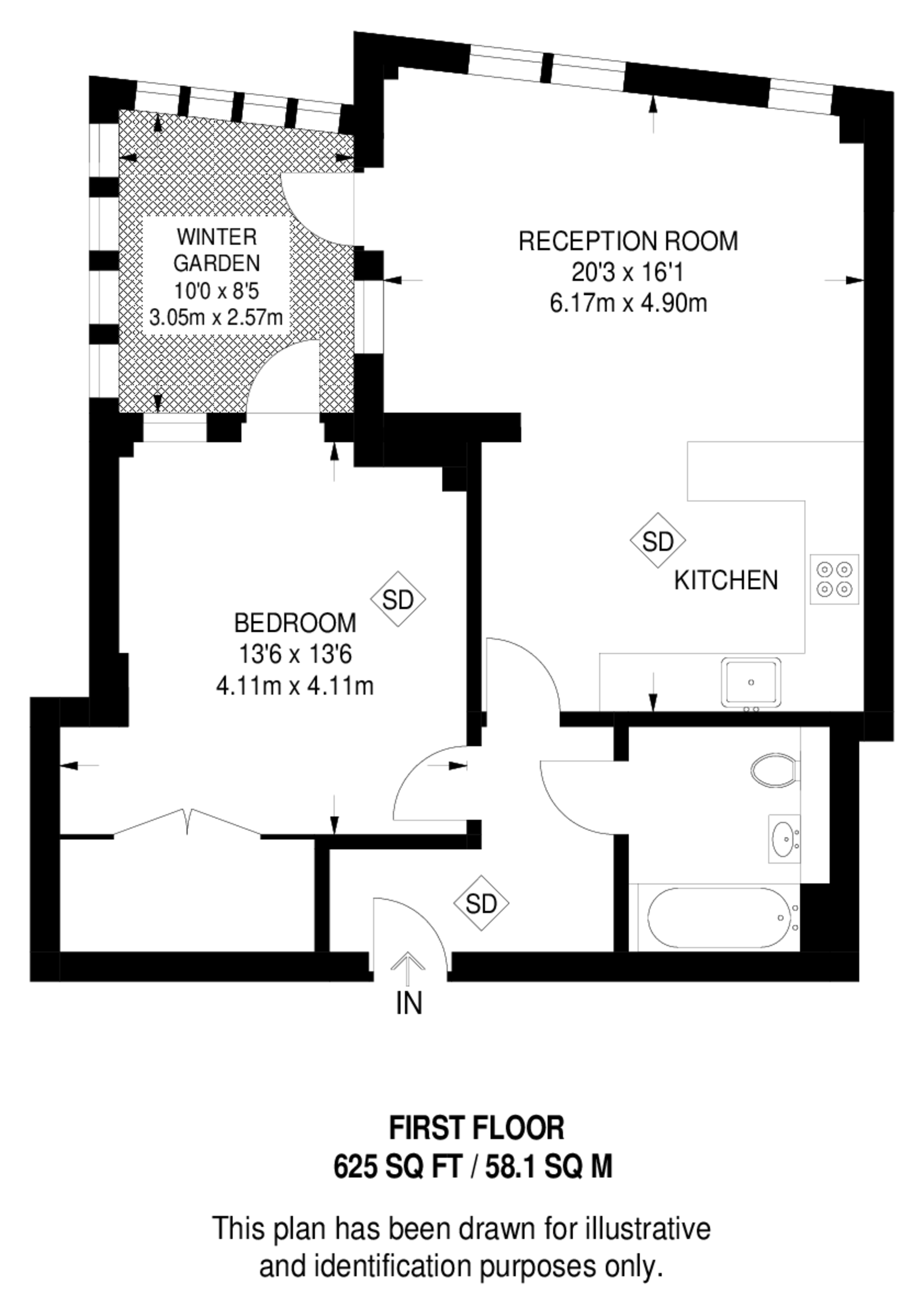 Hyde Apartments, Battersea floorplan
