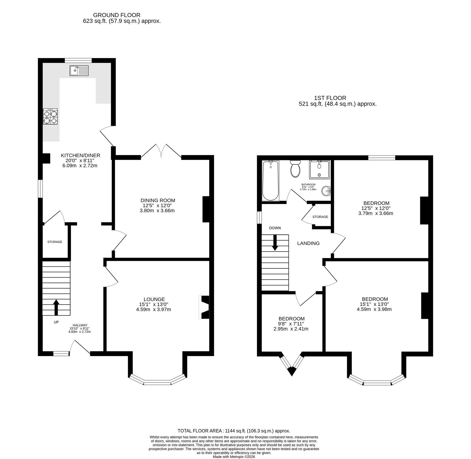 44 New Road, Haverfordwest floorplan