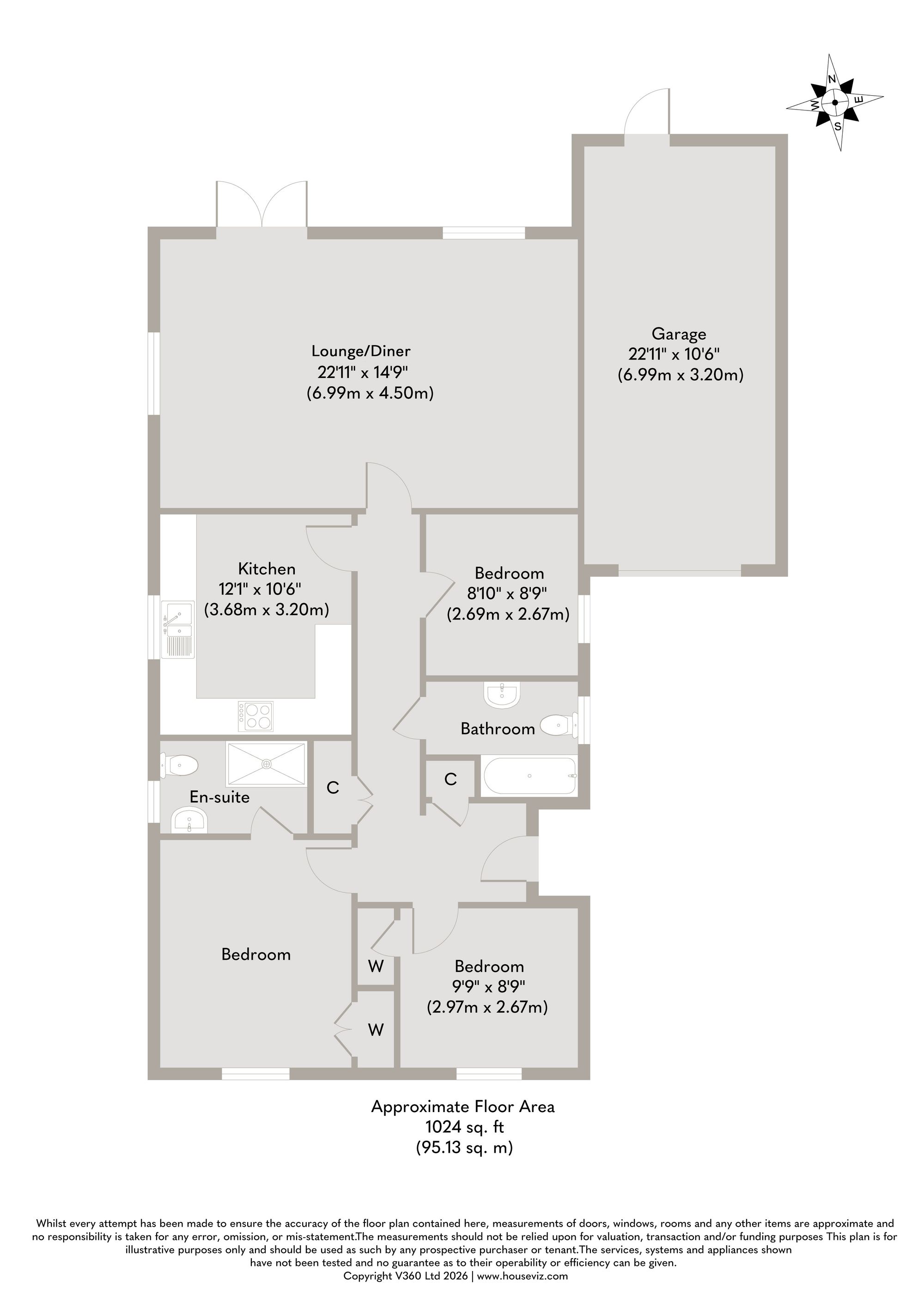 10 Avocet Avenue, Hunstanton floorplan