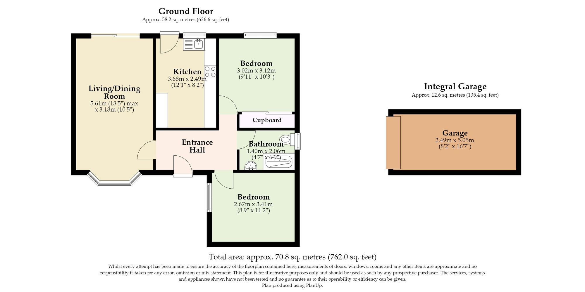 2 Millers Close, Stowmarket floorplan