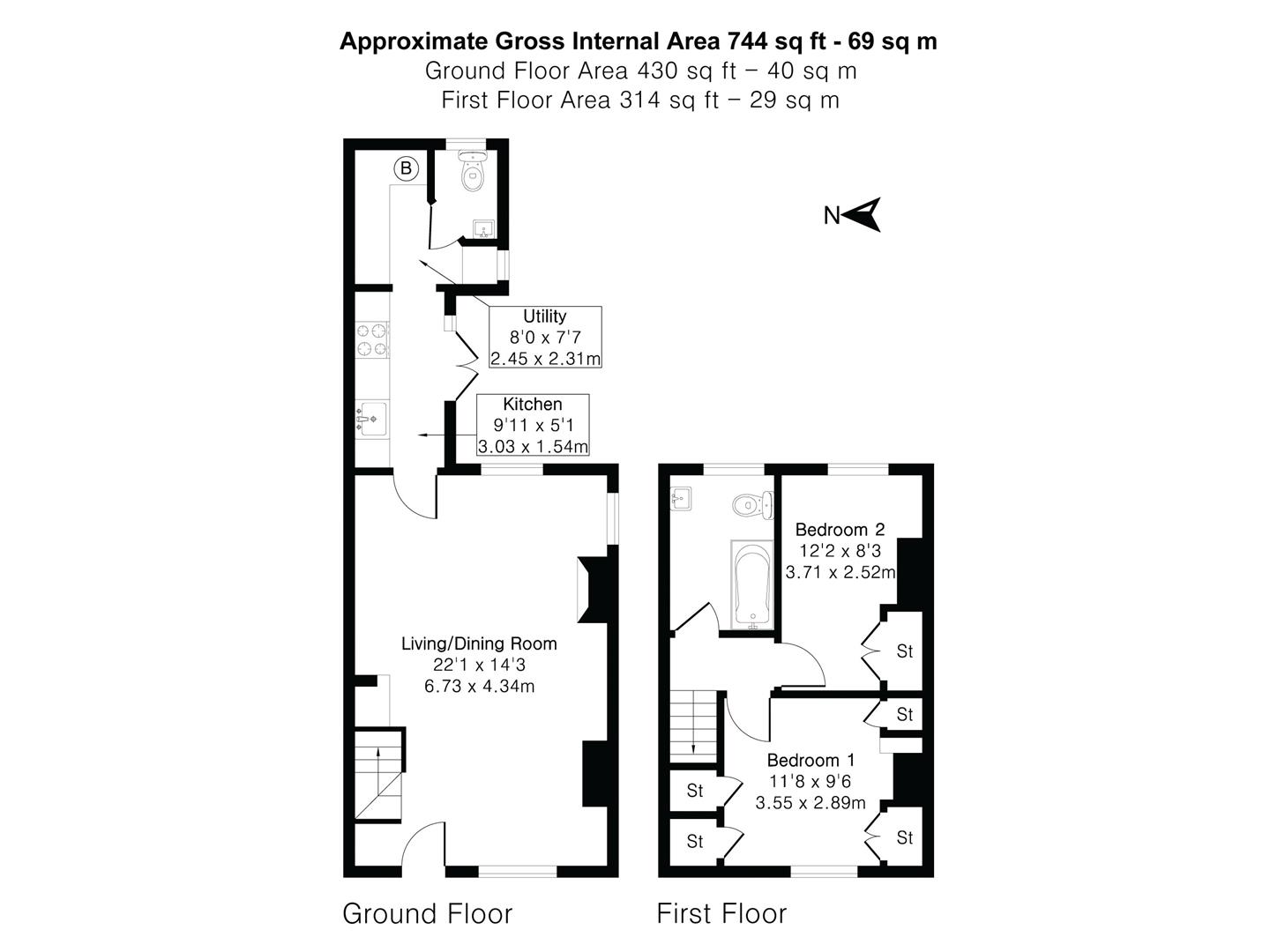 26, West Road, Stansted floorplan