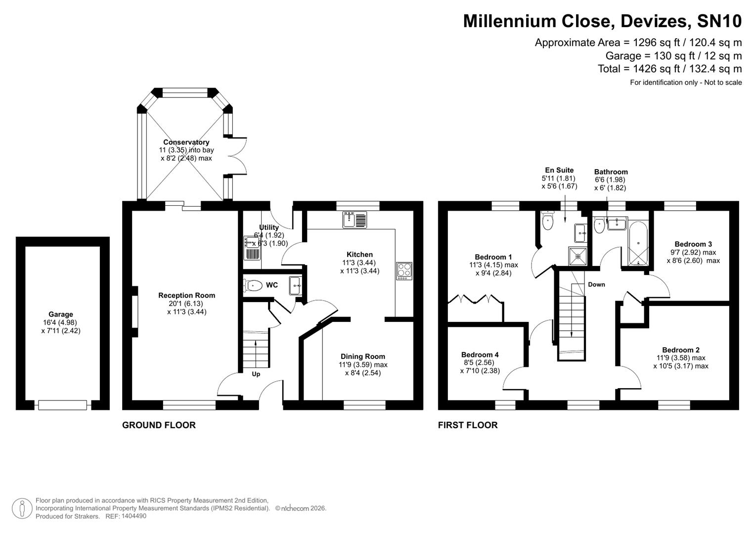 1, Millennium Close, Devizes floorplan