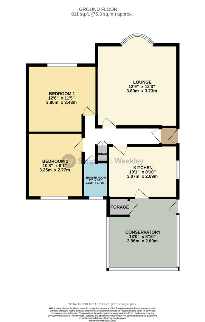 86, Ridgeway, Wellingborough floorplan