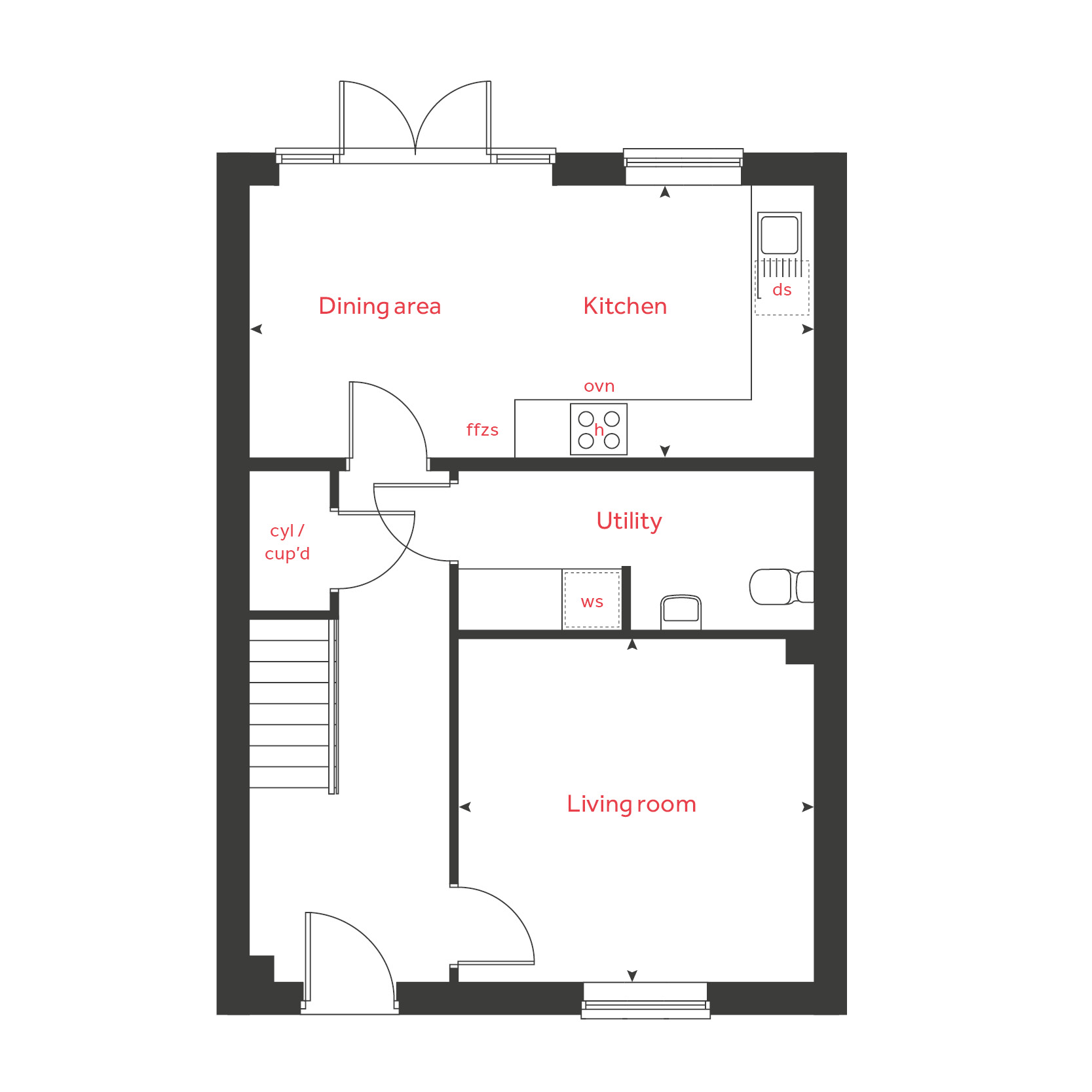 43, Orchid Drive, Spennymoor floorplan