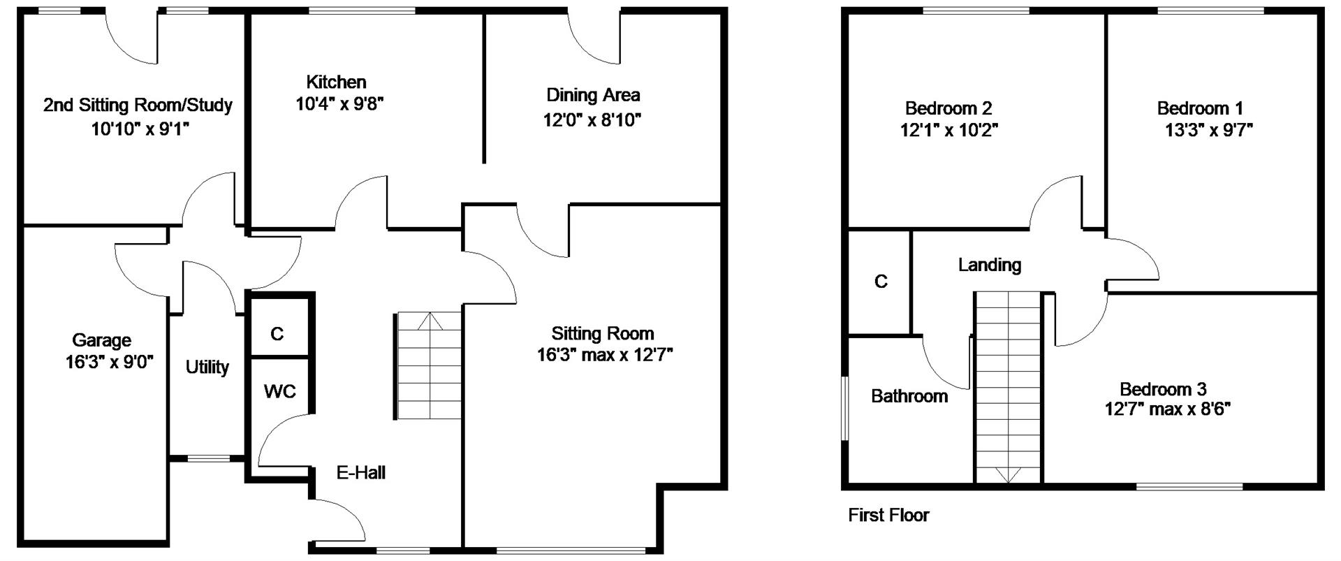 4, Belfry Gardens, Doncaster floorplan